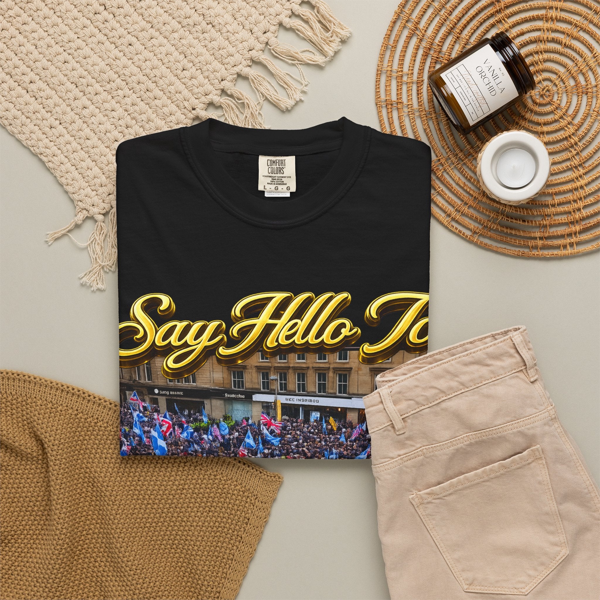 Say Hello To Scotland Saying Send Them Home T-Shirt Printify