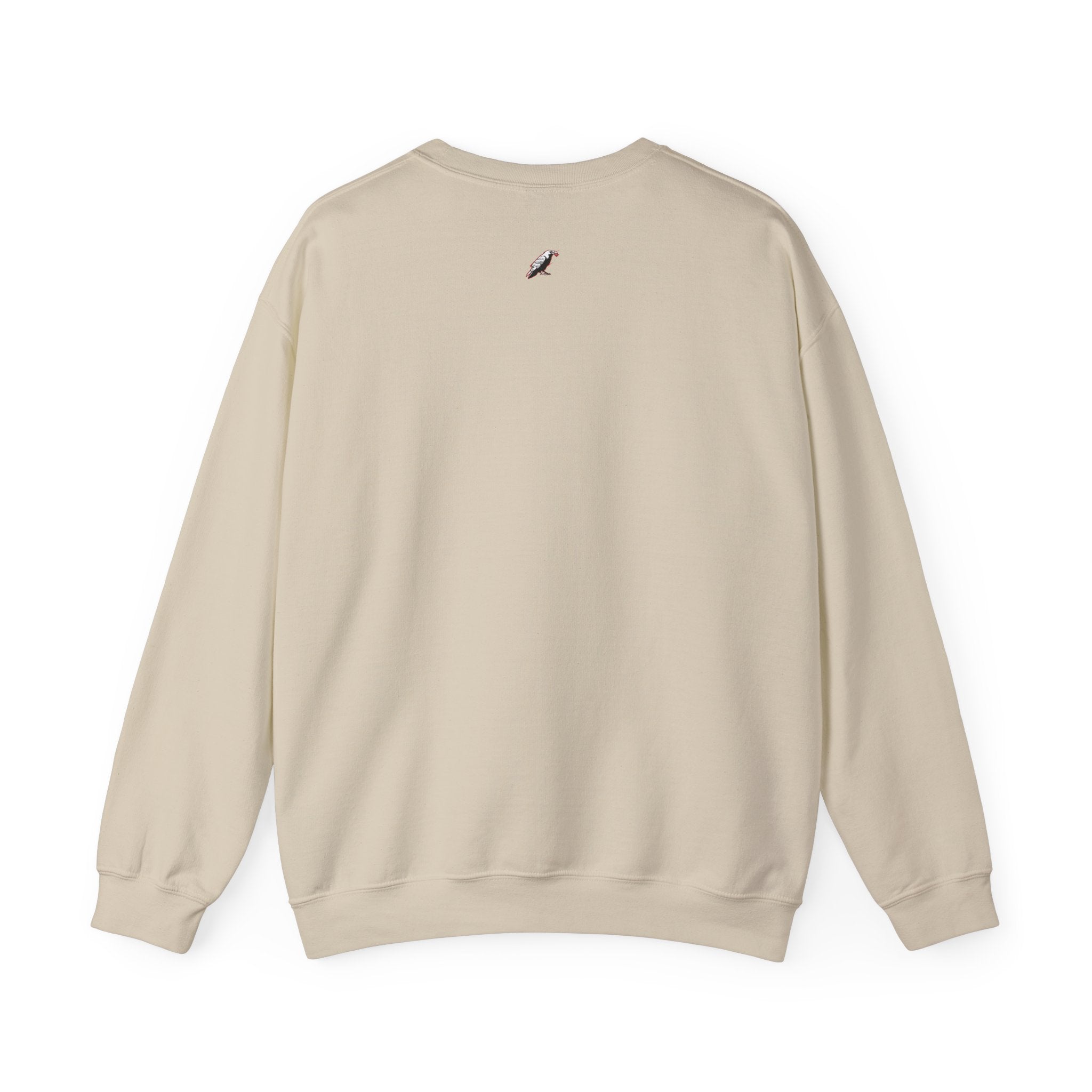 Crewneck Sweatshirt — "Fortune Favors the Prepared Mind" Motivational Design Printify
