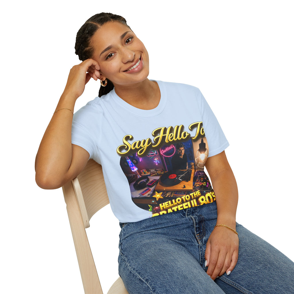 Say Hello To The Grateful 80s T-Shirt — Retro 80s Music Vintage Tee Printify