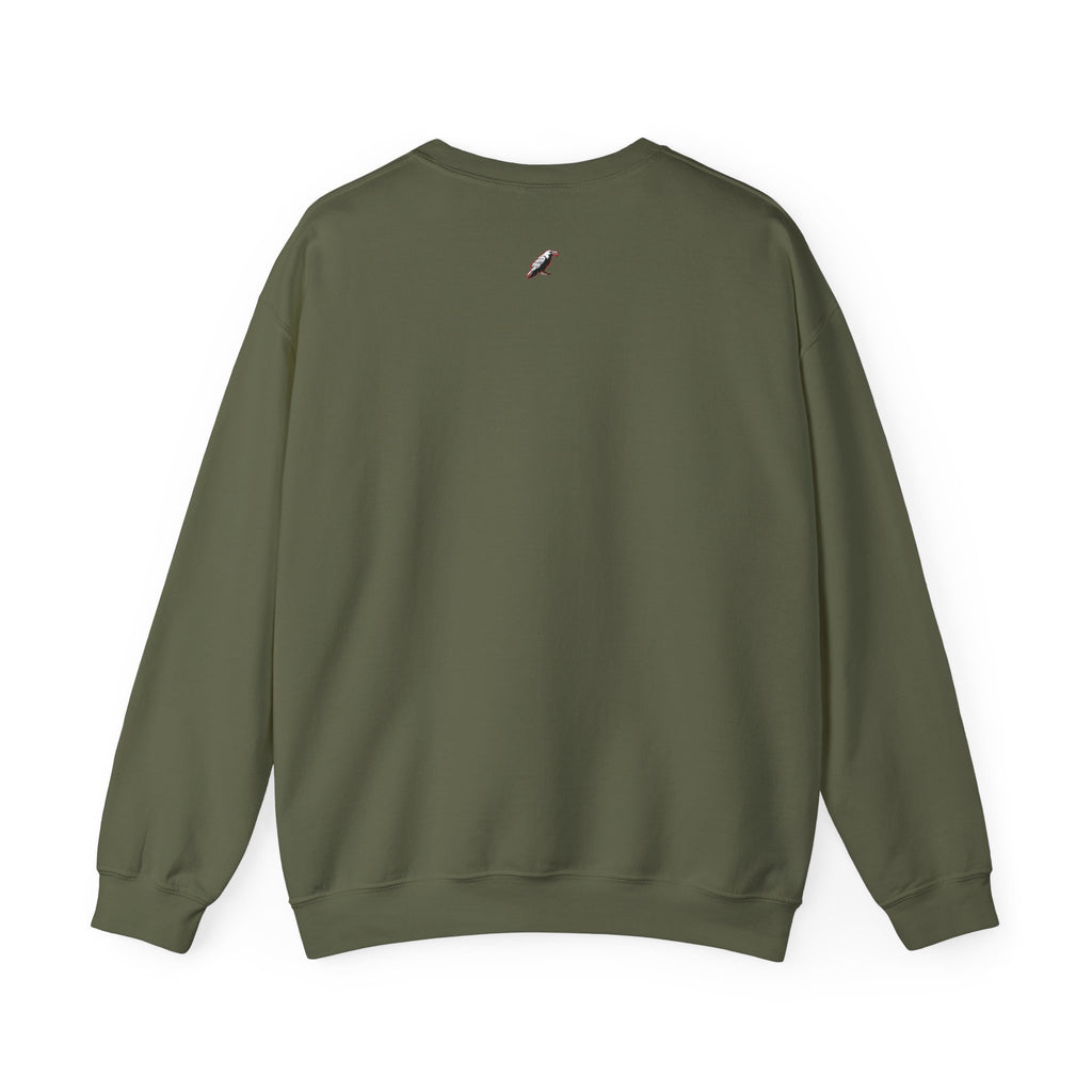Crewneck Sweatshirt — "Fortune Favors the Prepared Mind" Motivational Design Printify
