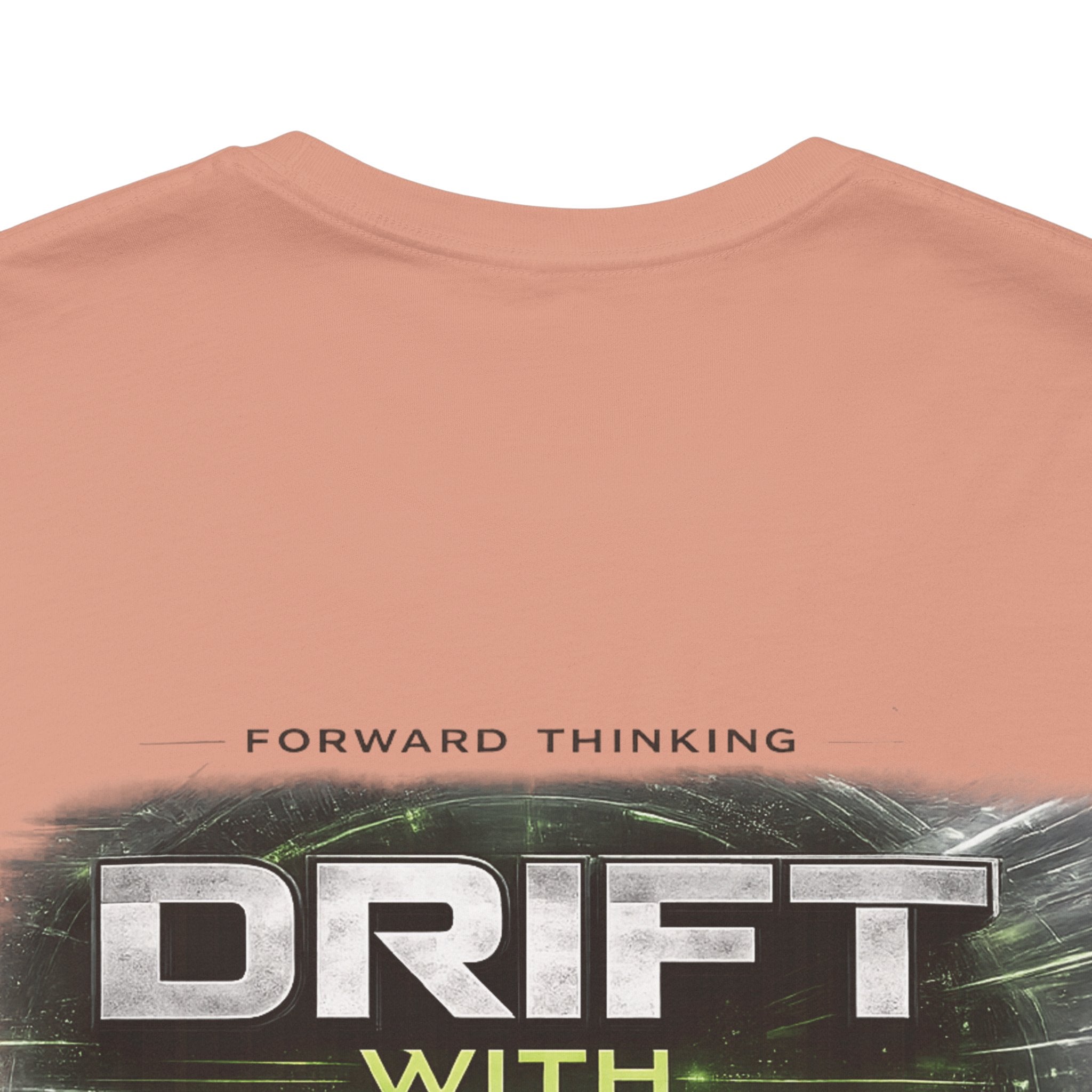 Drift With Direction Graphic Tee — 'Drift with Purpose / Thinking Forward' Racing T-Shirt Printify