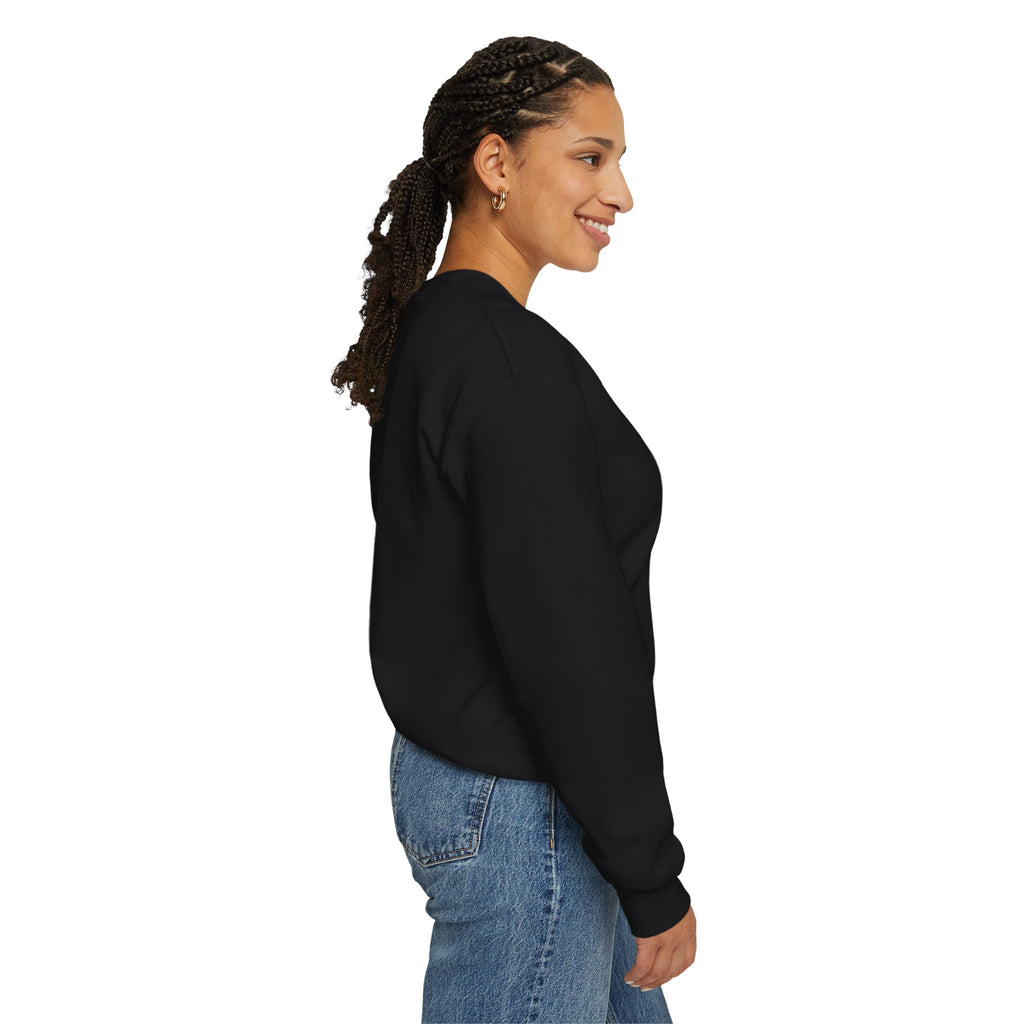 Crewneck Sweatshirt — "Fortune Favors the Prepared Mind" Motivational Design Printify