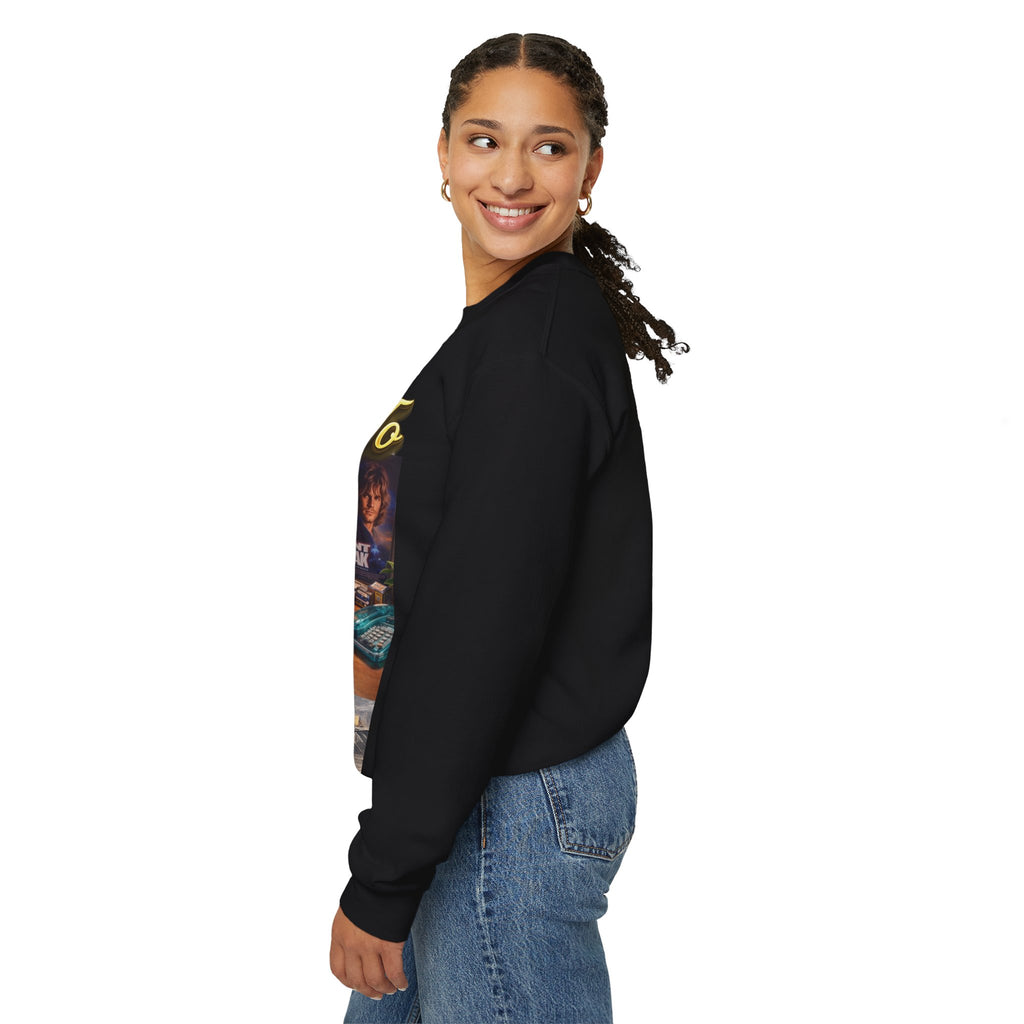 90s Nostalgia Crewneck Sweatshirt – "Say Hello To The Never Forgetful Nostalgic 90's" Printify