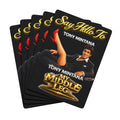 Poker Playing Cards — Scarflace Design with Tony Mintana Quote Printify