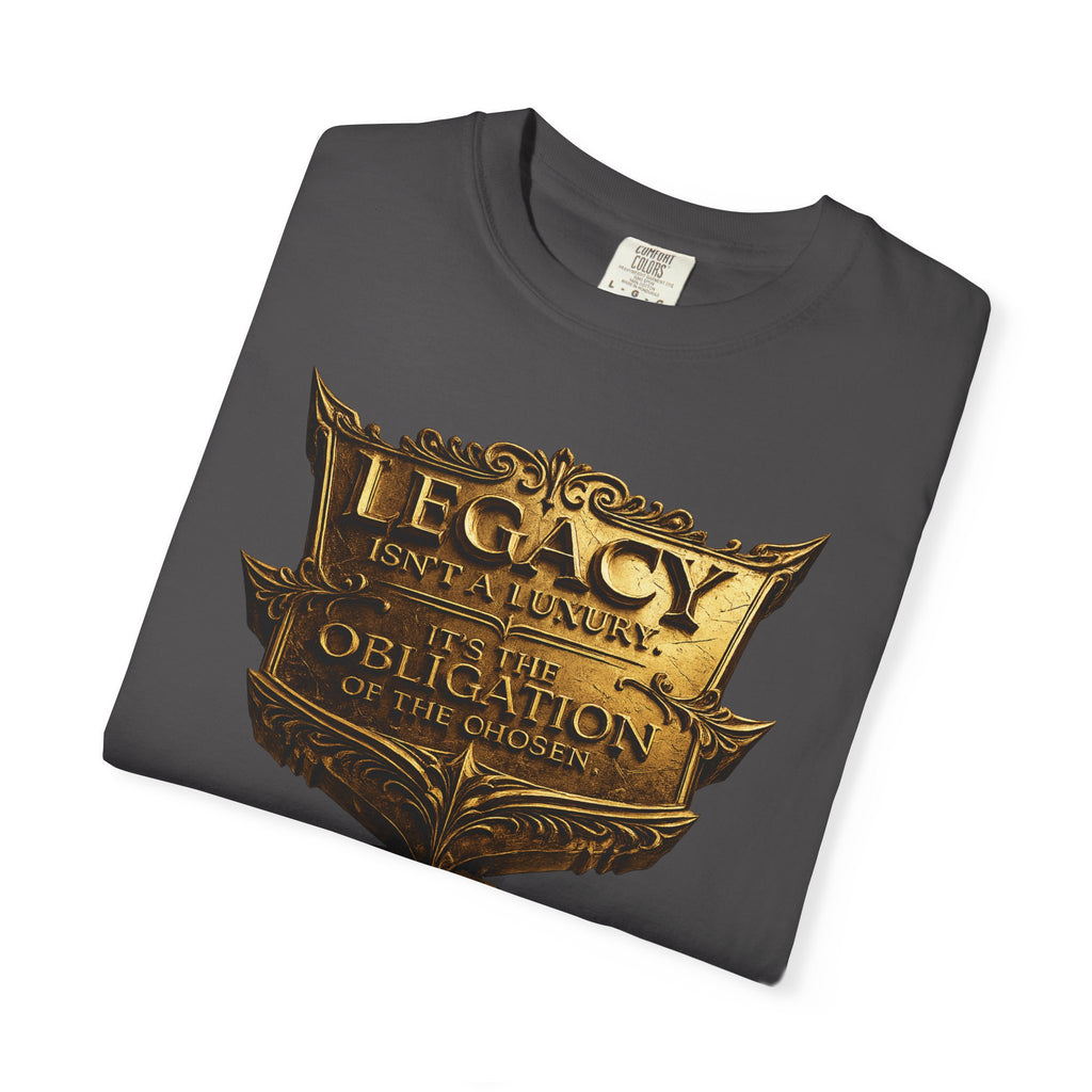 Legacy & Honor Trophy T-Shirt – "Legacy is an Obligation" Graphic Tee Printify
