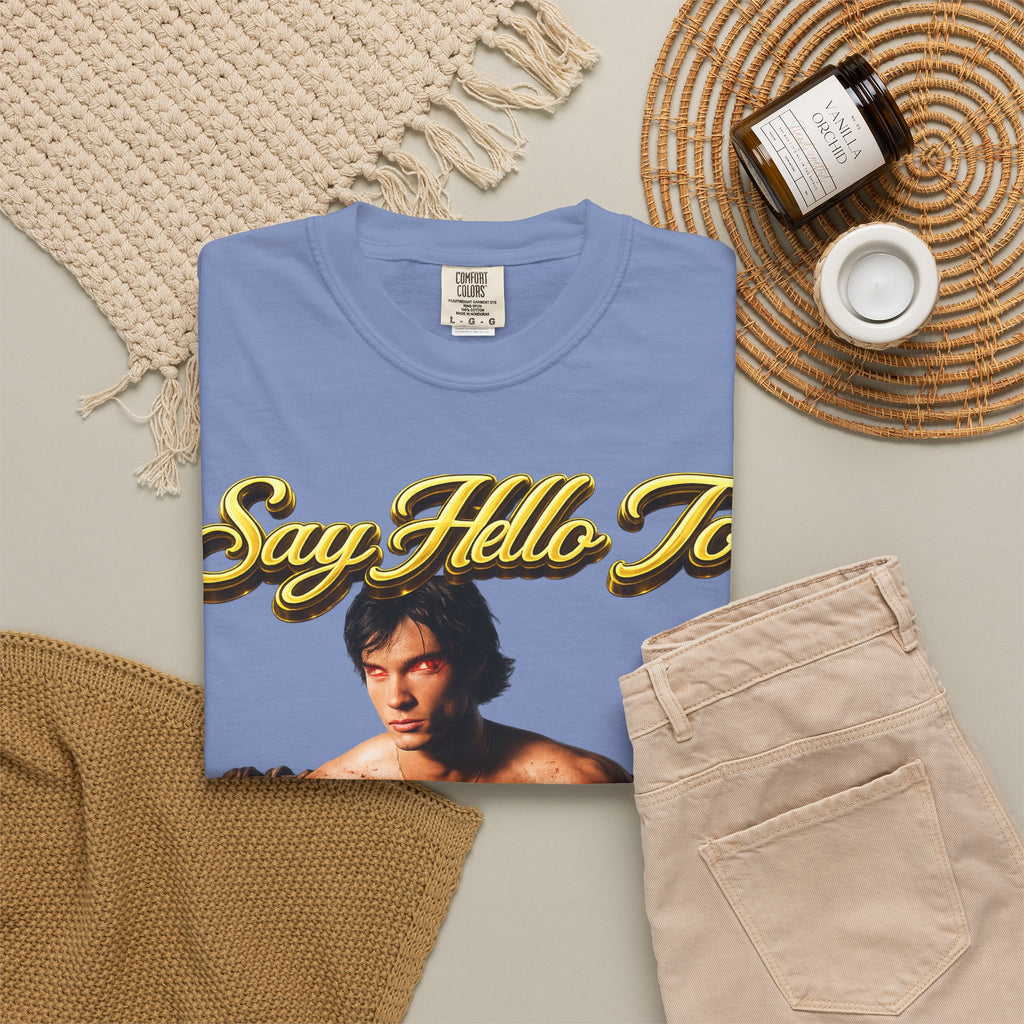 T-Shirt — Say Hello To The House of El Graphic Tee Printify