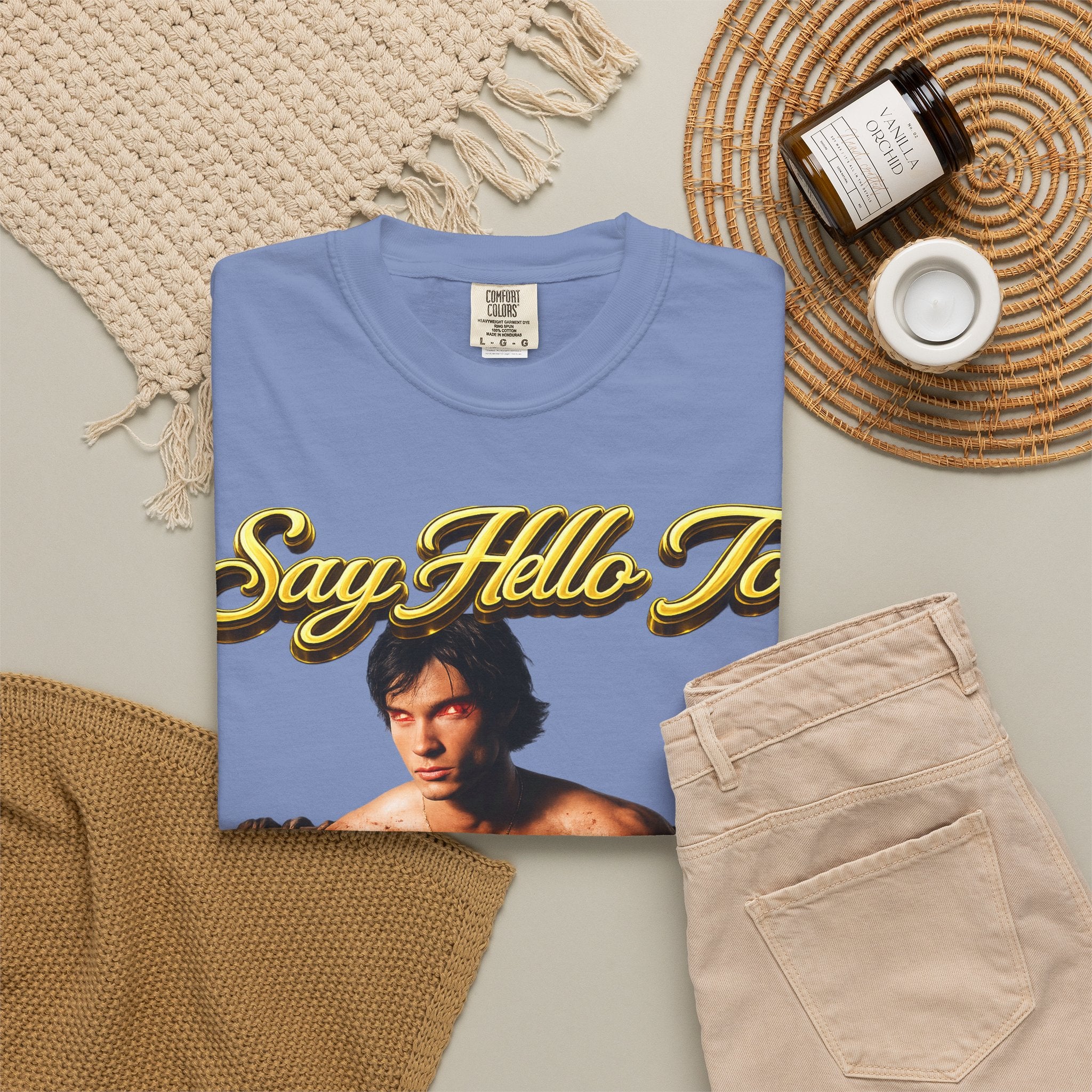 T-Shirt — Say Hello To The House of El Graphic Tee Printify