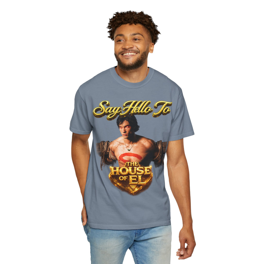 T-Shirt — Say Hello To The House of El Graphic Tee Printify
