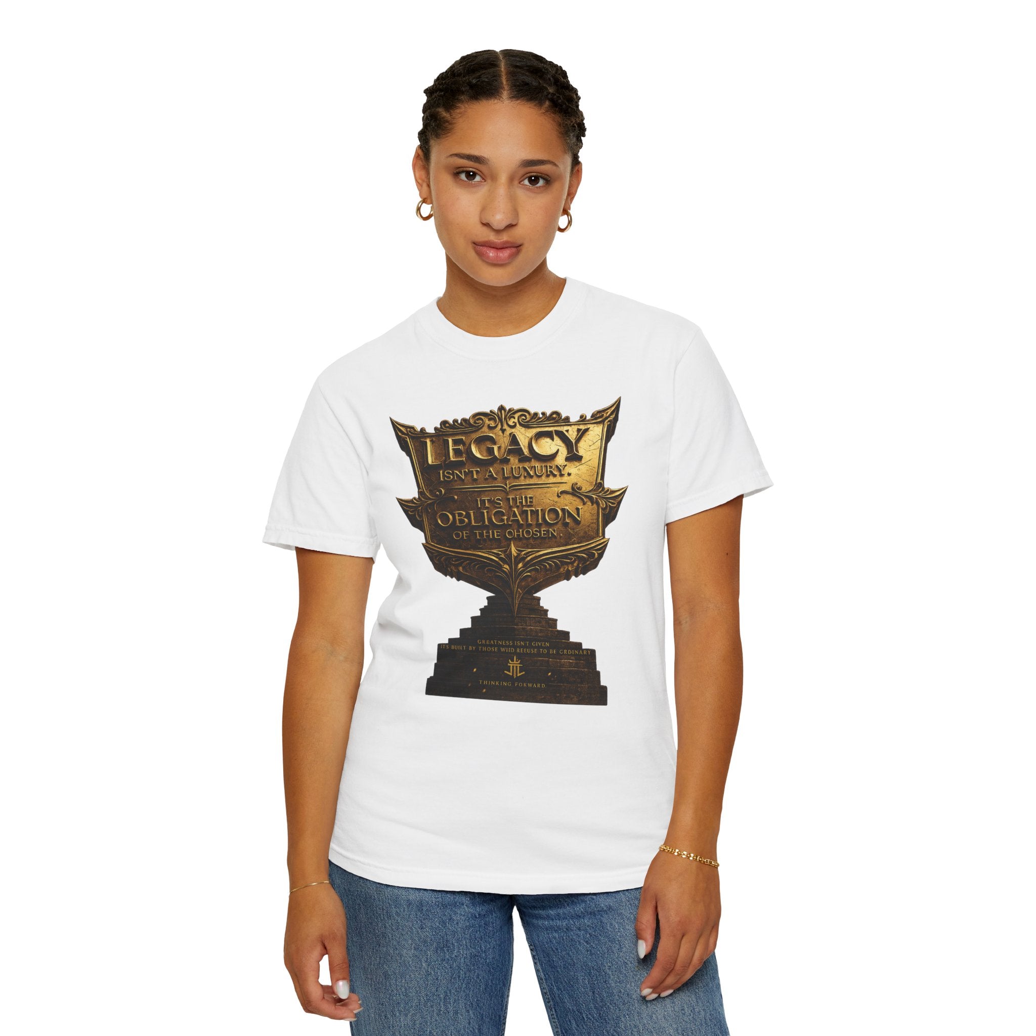 Legacy & Honor Trophy T-Shirt – "Legacy is an Obligation" Graphic Tee Printify