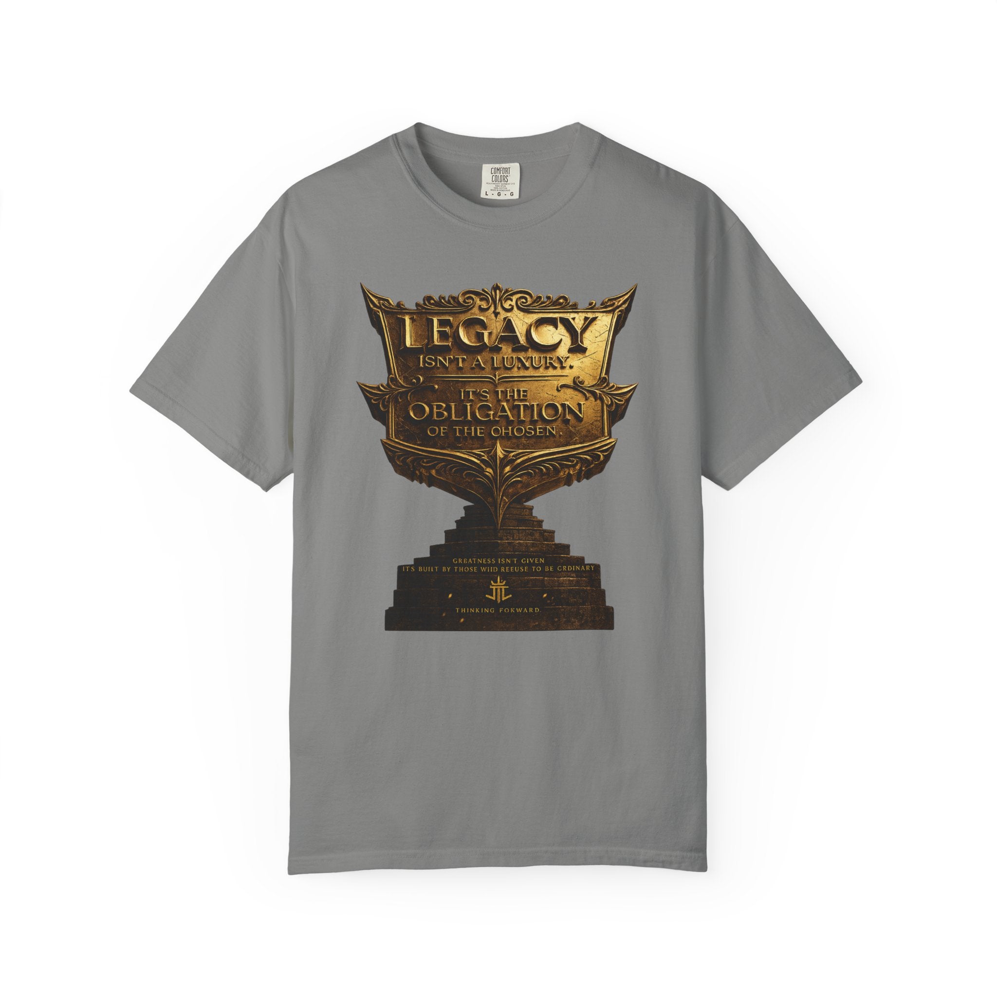 Legacy & Honor Trophy T-Shirt – "Legacy is an Obligation" Graphic Tee Printify