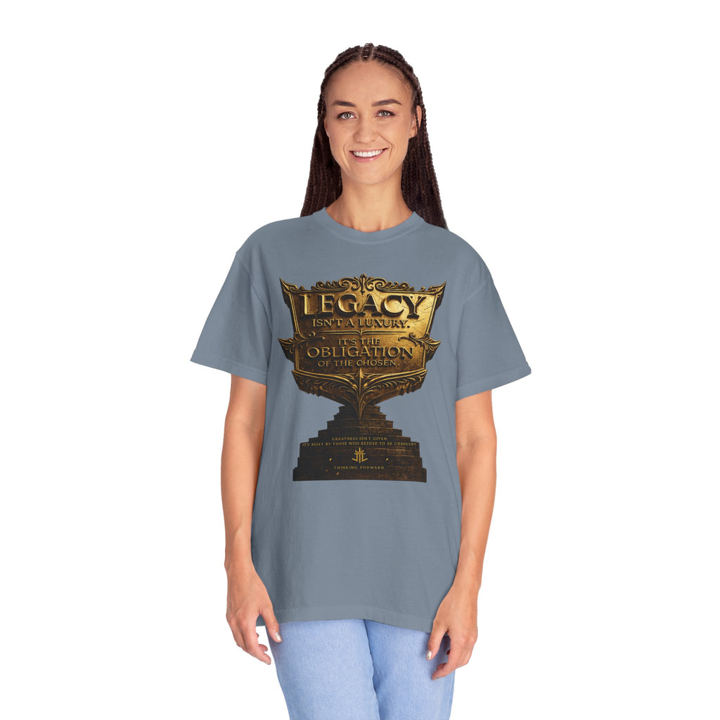 Legacy & Honor Trophy T-Shirt – "Legacy is an Obligation" Graphic Tee Printify