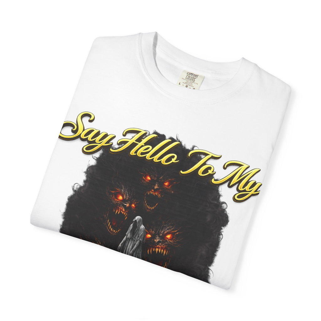Inner Demons T-Shirt — "Say Hello To My Inner Demons" Graphic Tee Printify