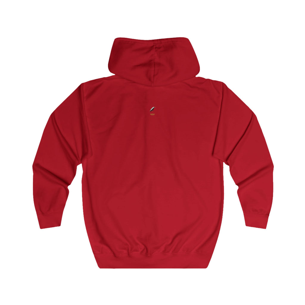 Skynet Aftermath Zip Hoodie — "Say Hello To" Post-Apocalyptic Graphic Hoodie Printify