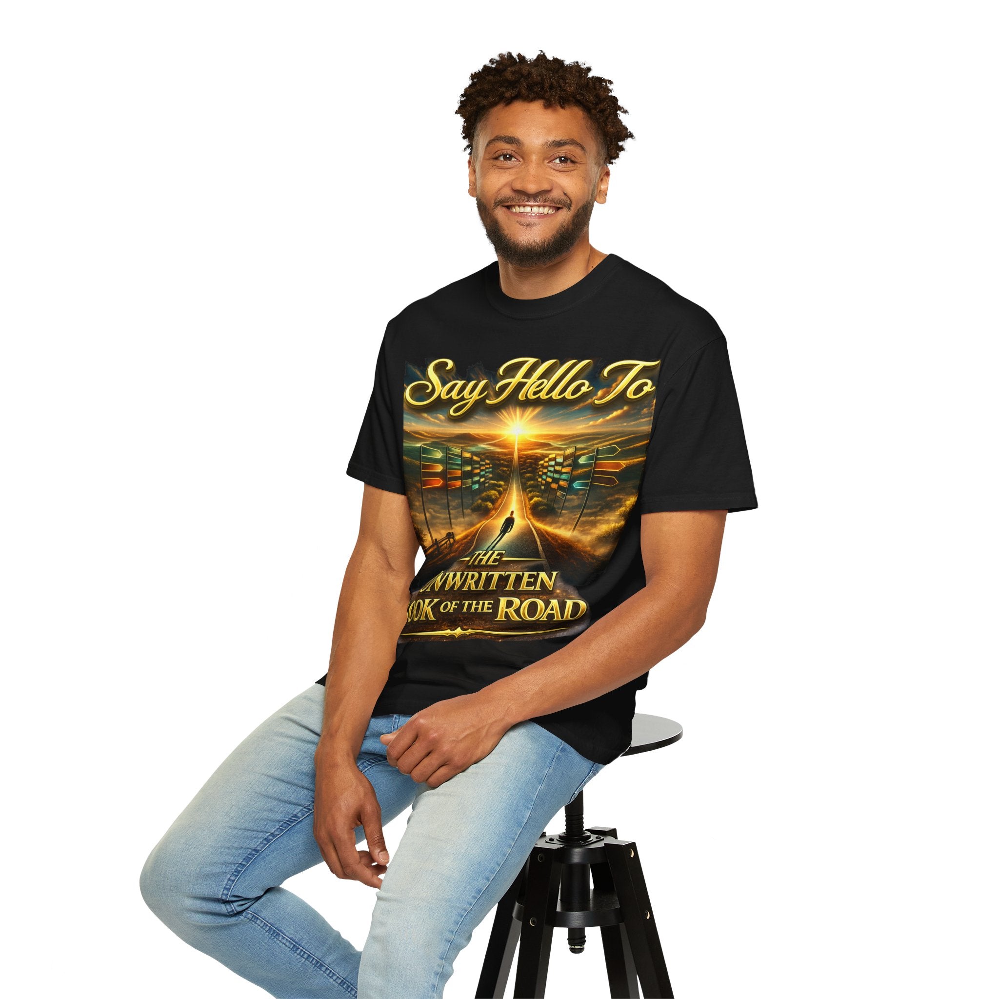 Say Hello To The Unwritten Book Of The Road T-Shirt Printify