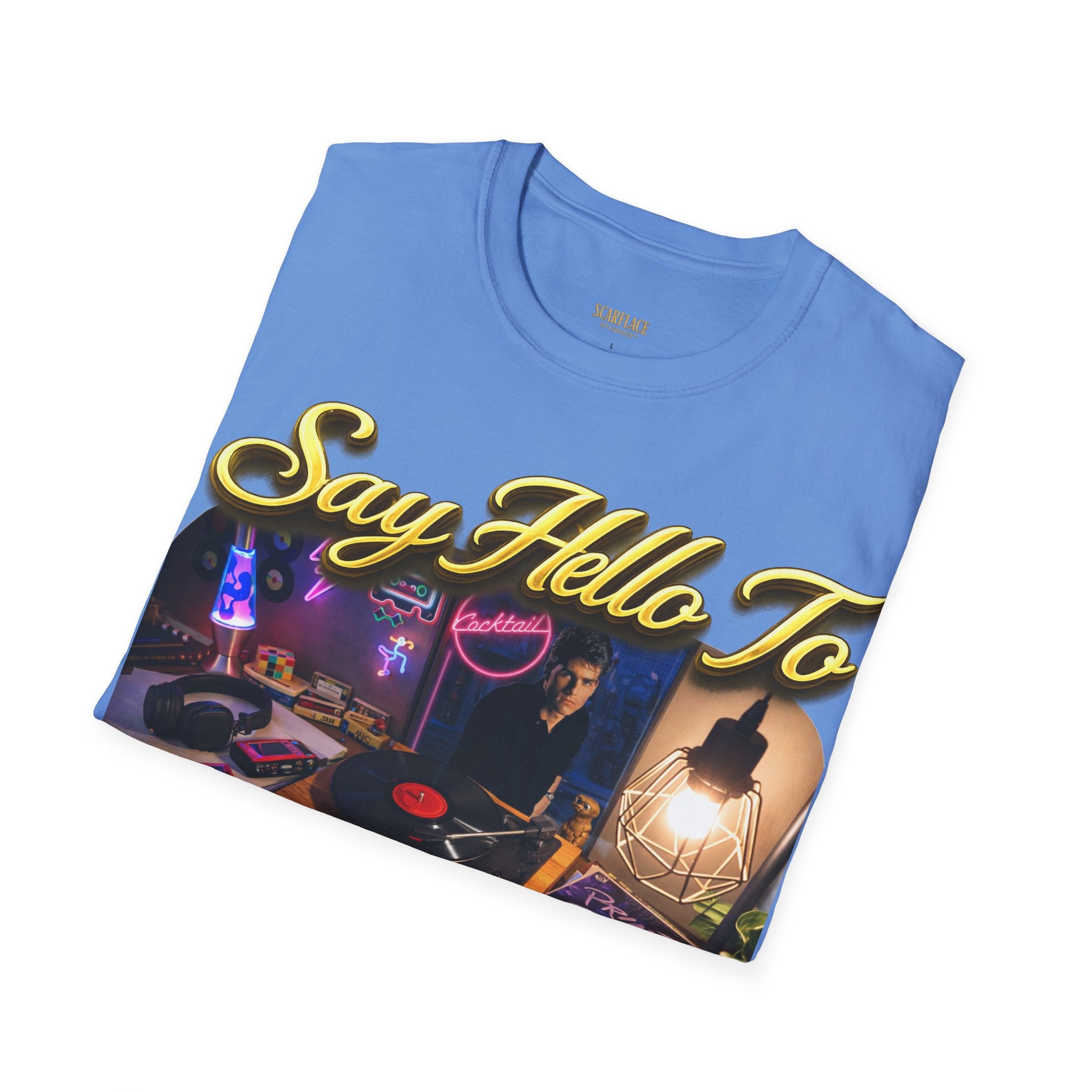 Say Hello To The Grateful 80s T-Shirt — Retro 80s Music Vintage Tee Printify