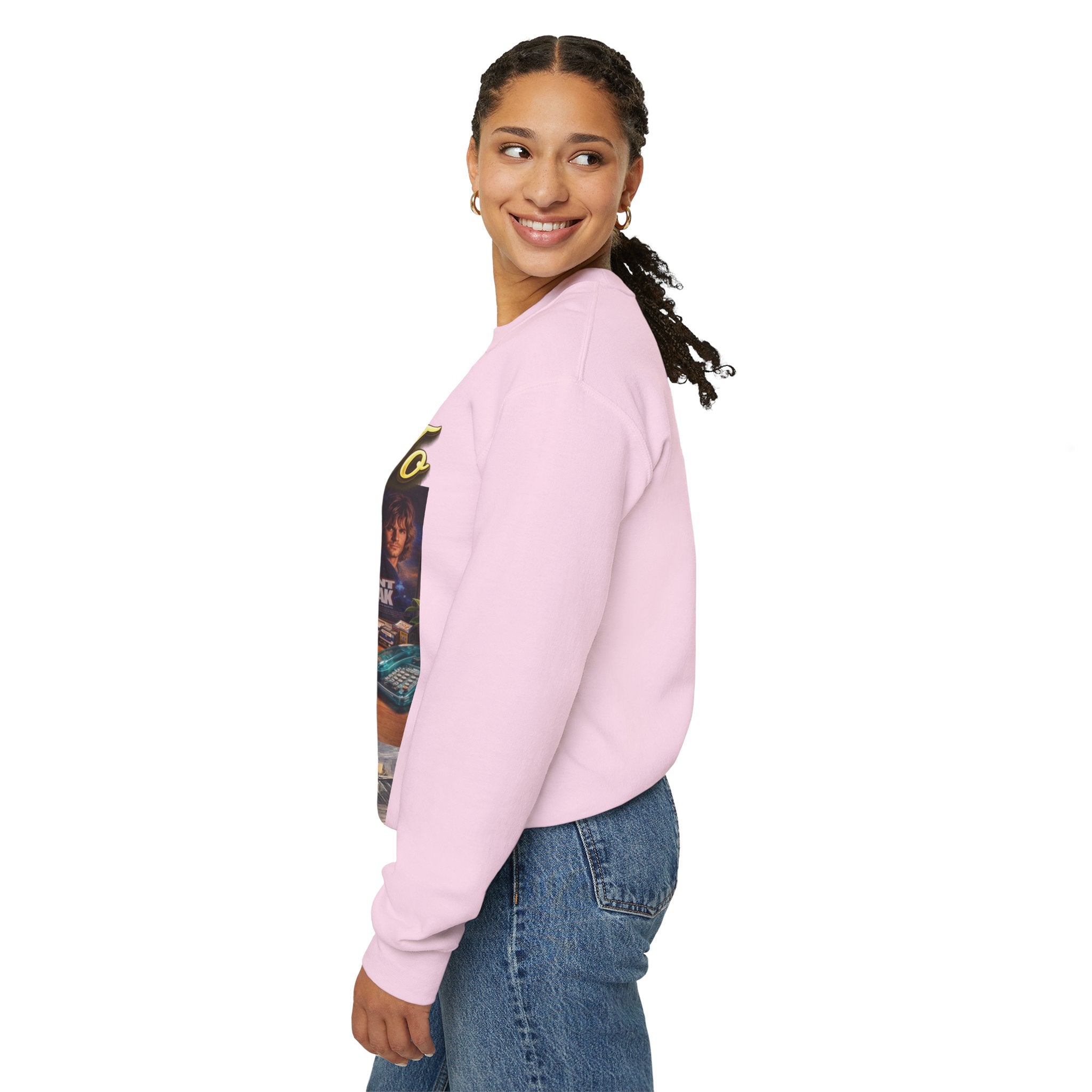 90s Nostalgia Crewneck Sweatshirt – "Say Hello To The Never Forgetful Nostalgic 90's" Printify