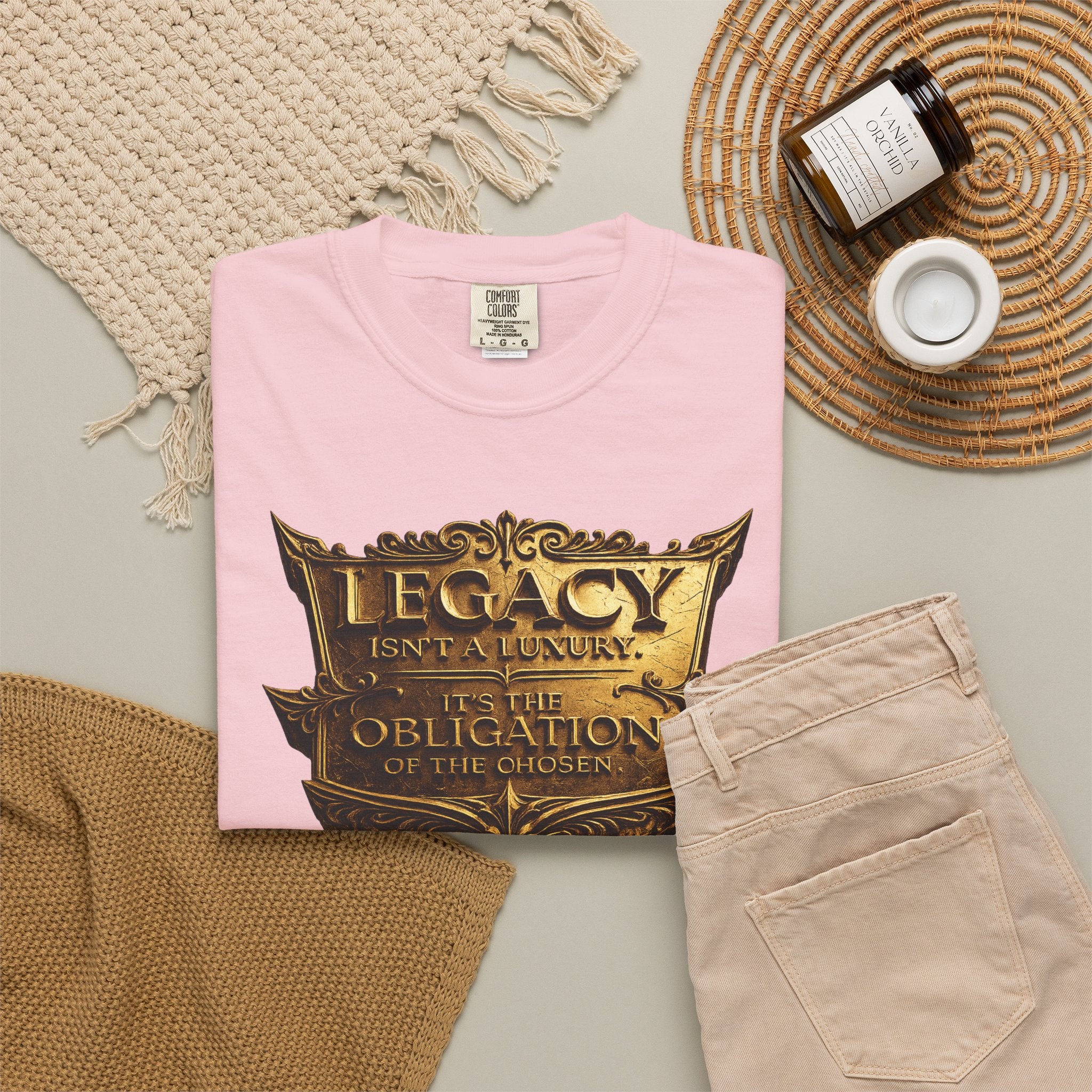 Legacy & Honor Trophy T-Shirt – "Legacy is an Obligation" Graphic Tee Printify