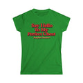 Say Hello To My Perfect Chest Women's Tee — Scarflace Parody Printify