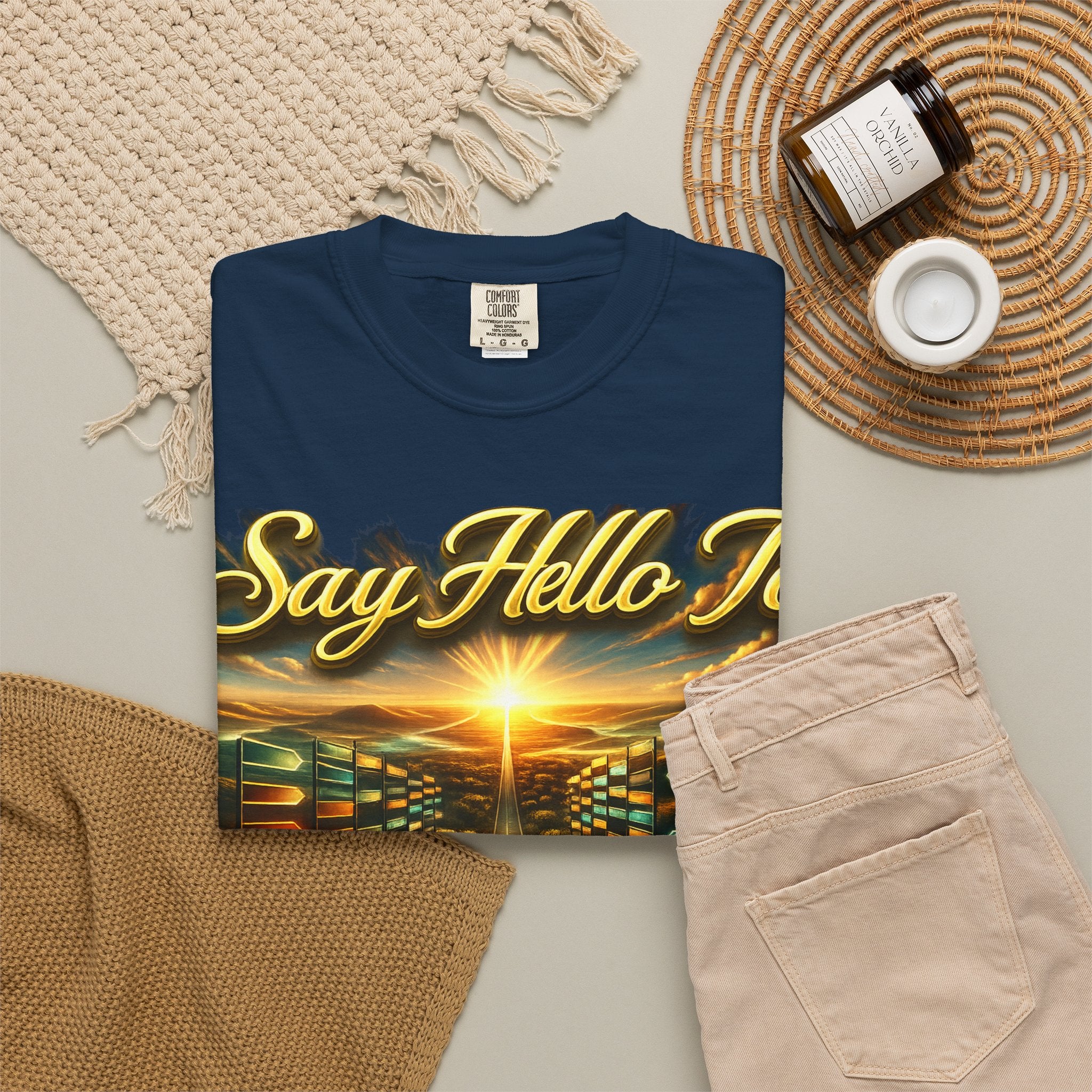 Say Hello To The Unwritten Book Of The Road T-Shirt Printify