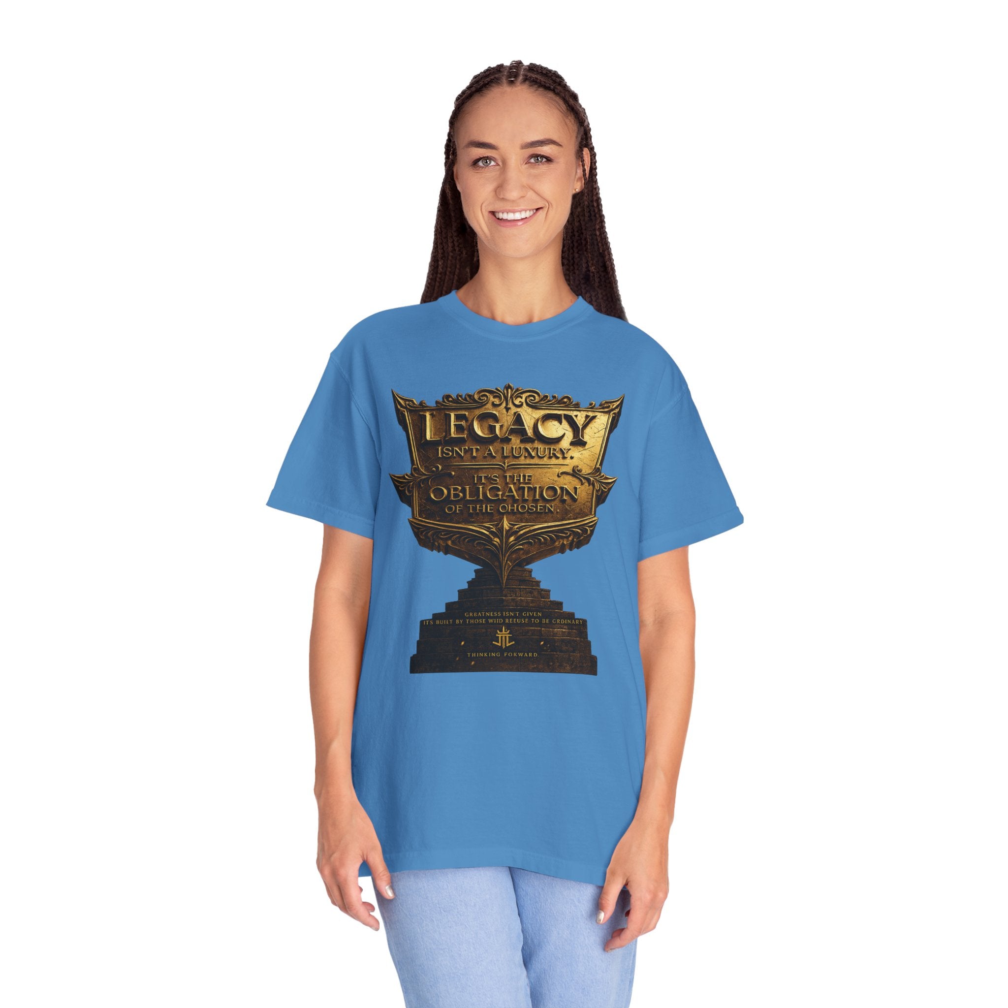 Legacy & Honor Trophy T-Shirt – "Legacy is an Obligation" Graphic Tee Printify