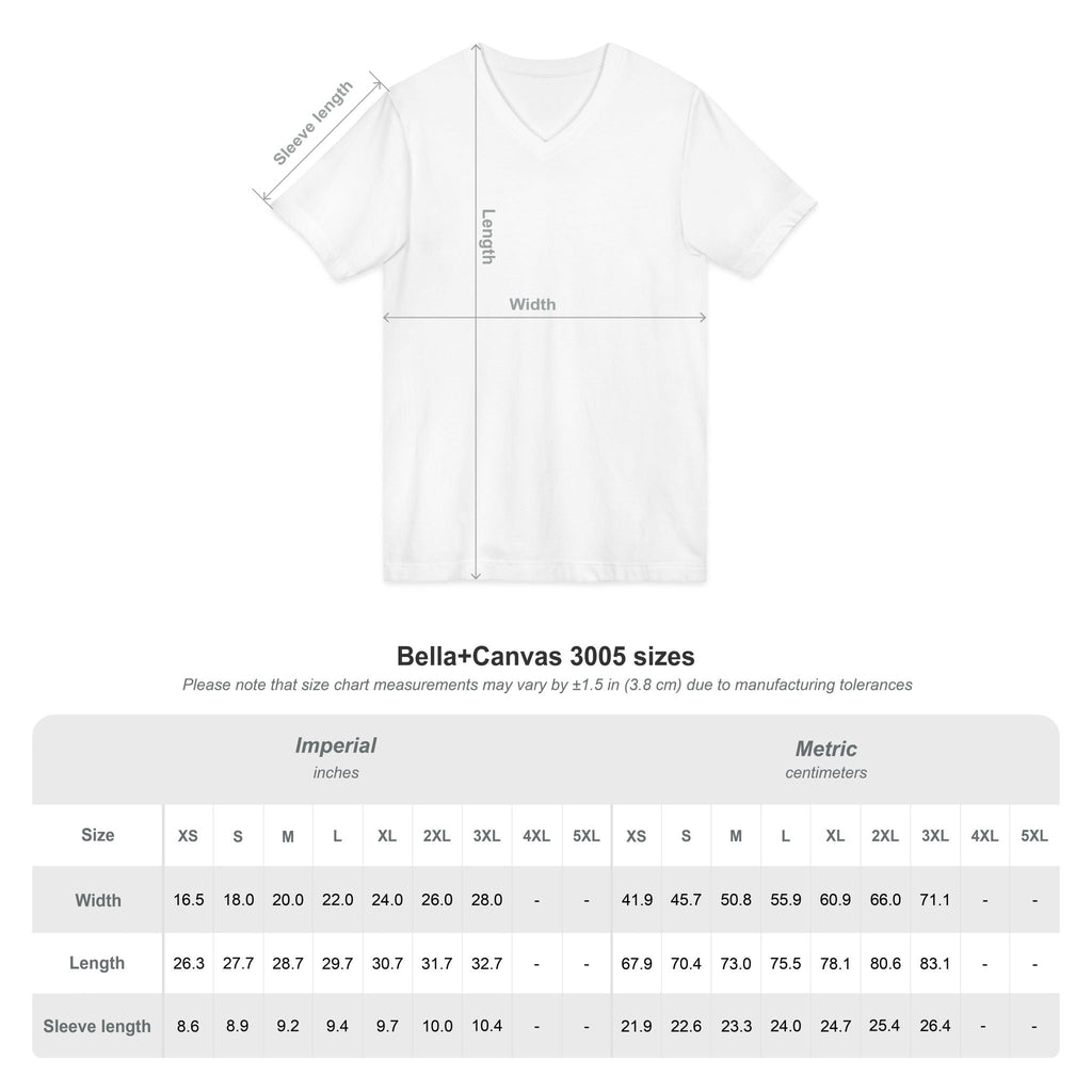 OK Mahn! V-Neck Tee — Vintage Laugh Meme T-Shirt Scarflace Studios Printify
