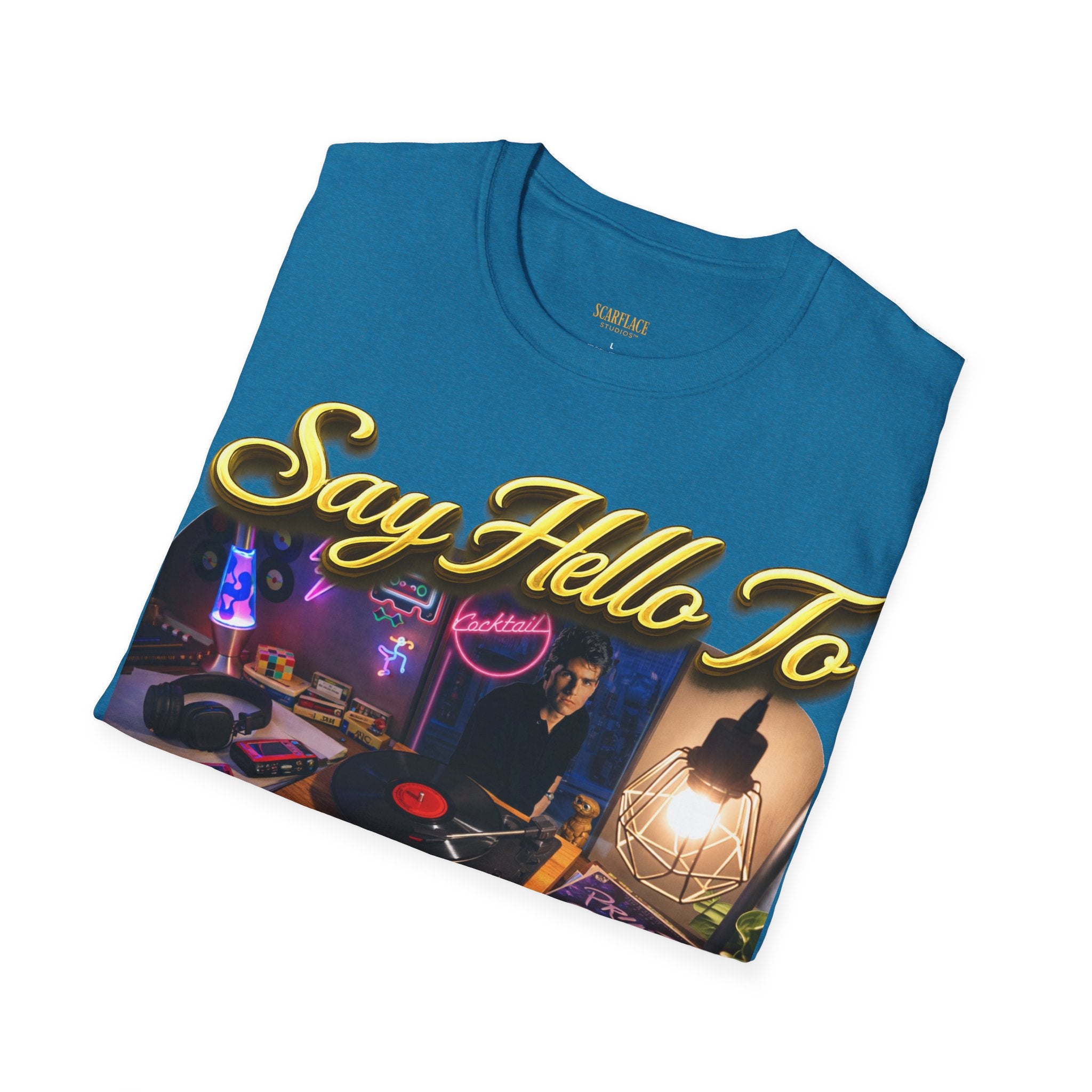 Say Hello To The Grateful 80s T-Shirt — Retro 80s Music Vintage Tee Printify