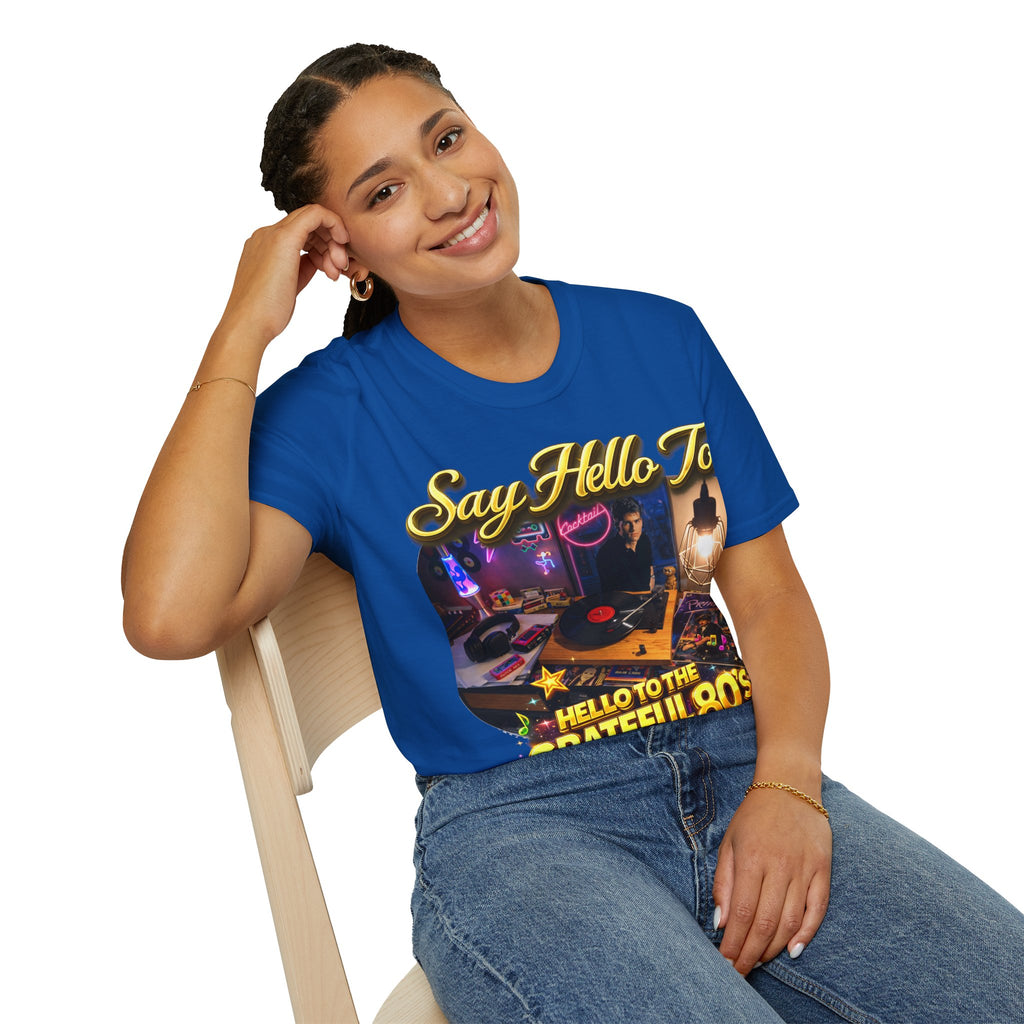 Say Hello To The Grateful 80s T-Shirt — Retro 80s Music Vintage Tee Printify