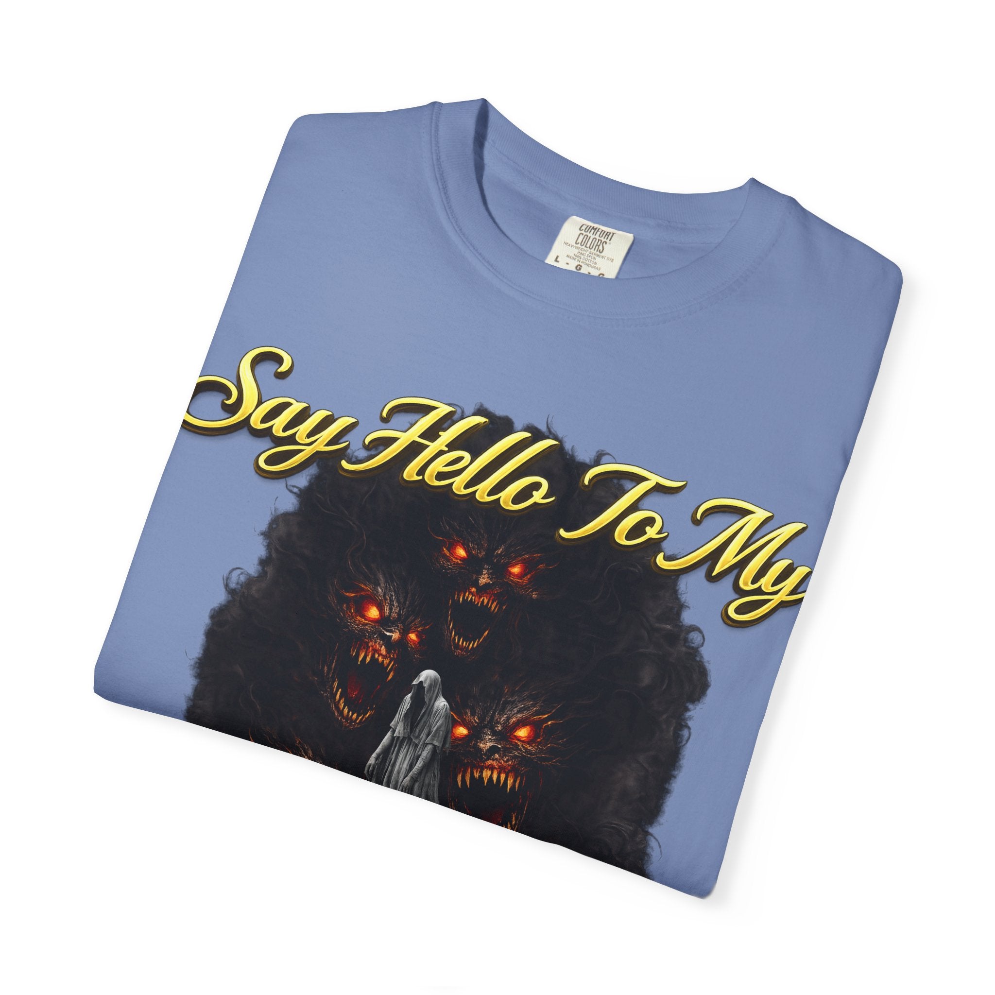 Inner Demons T-Shirt — "Say Hello To My Inner Demons" Graphic Tee Printify