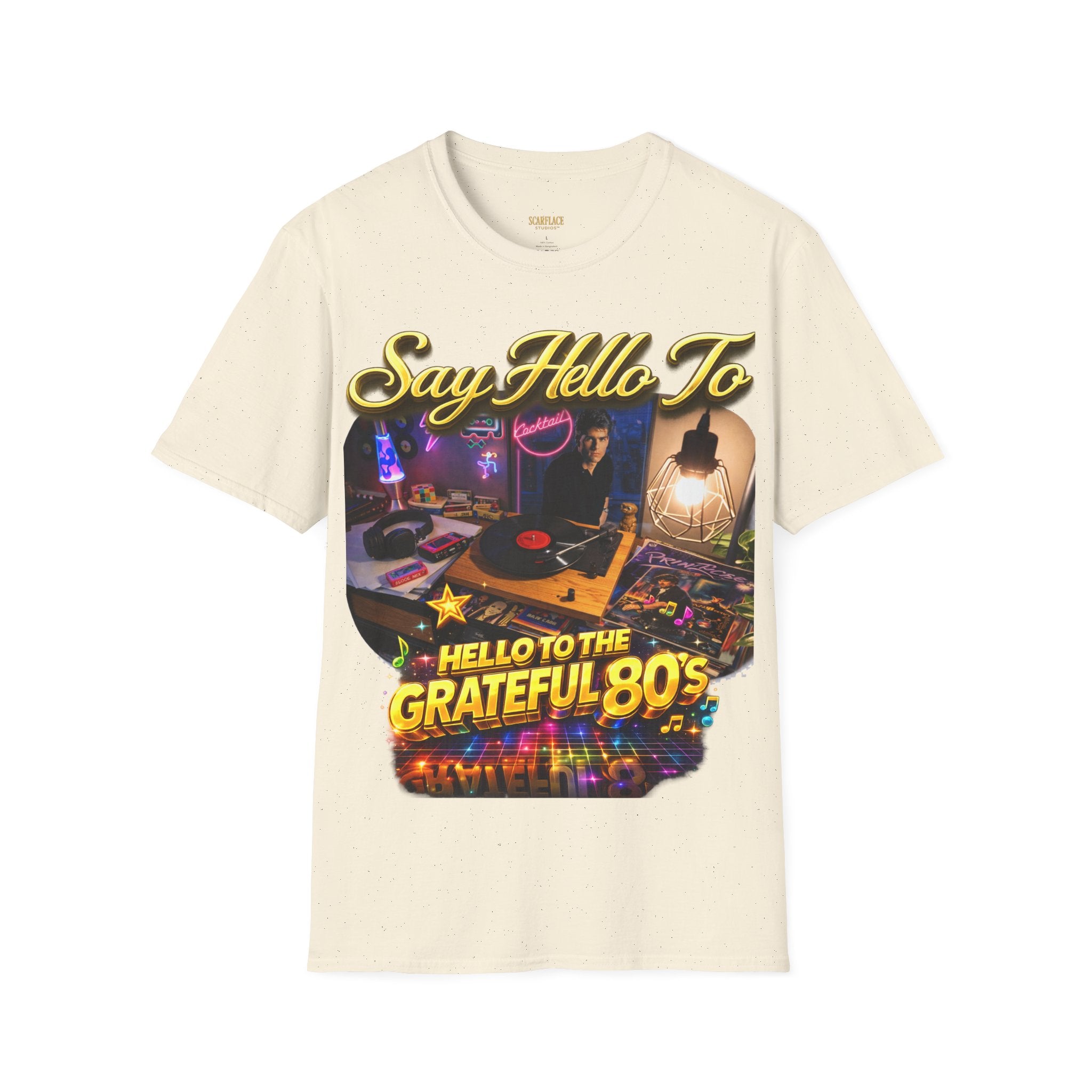 Say Hello To The Grateful 80s T-Shirt — Retro 80s Music Vintage Tee Printify
