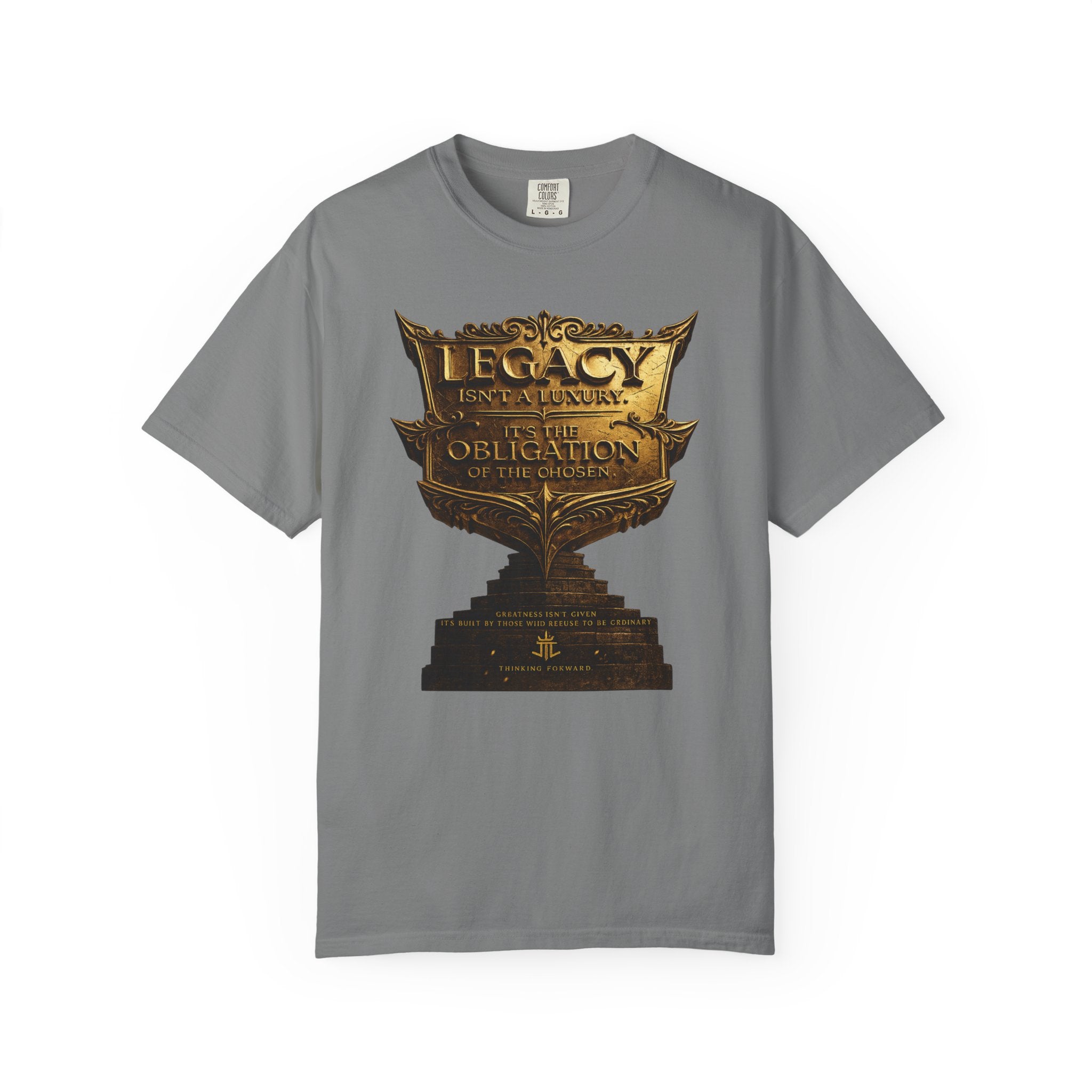 Legacy & Honor Trophy T-Shirt – "Legacy is an Obligation" Graphic Tee Printify