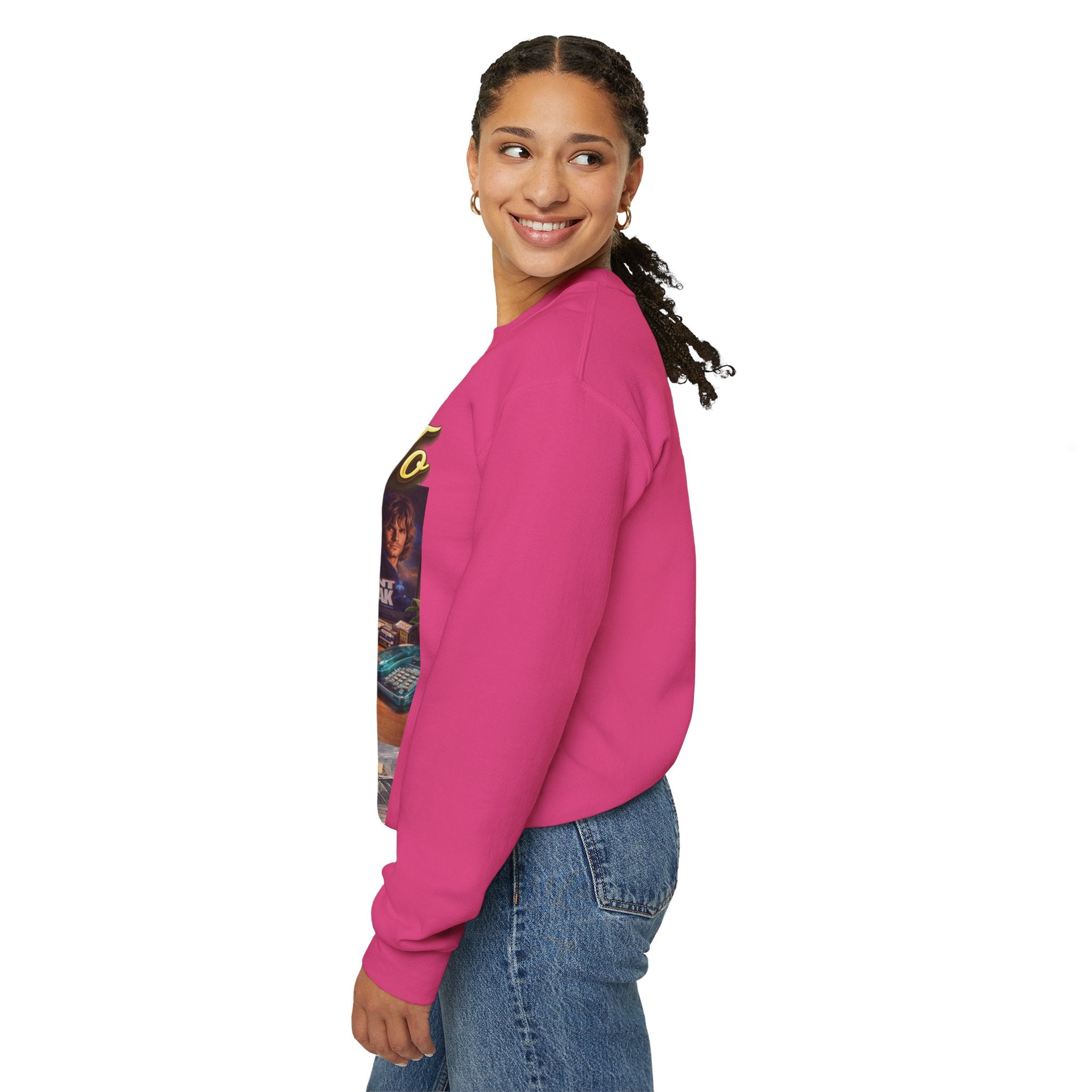 90s Nostalgia Crewneck Sweatshirt – "Say Hello To The Never Forgetful Nostalgic 90's" Printify
