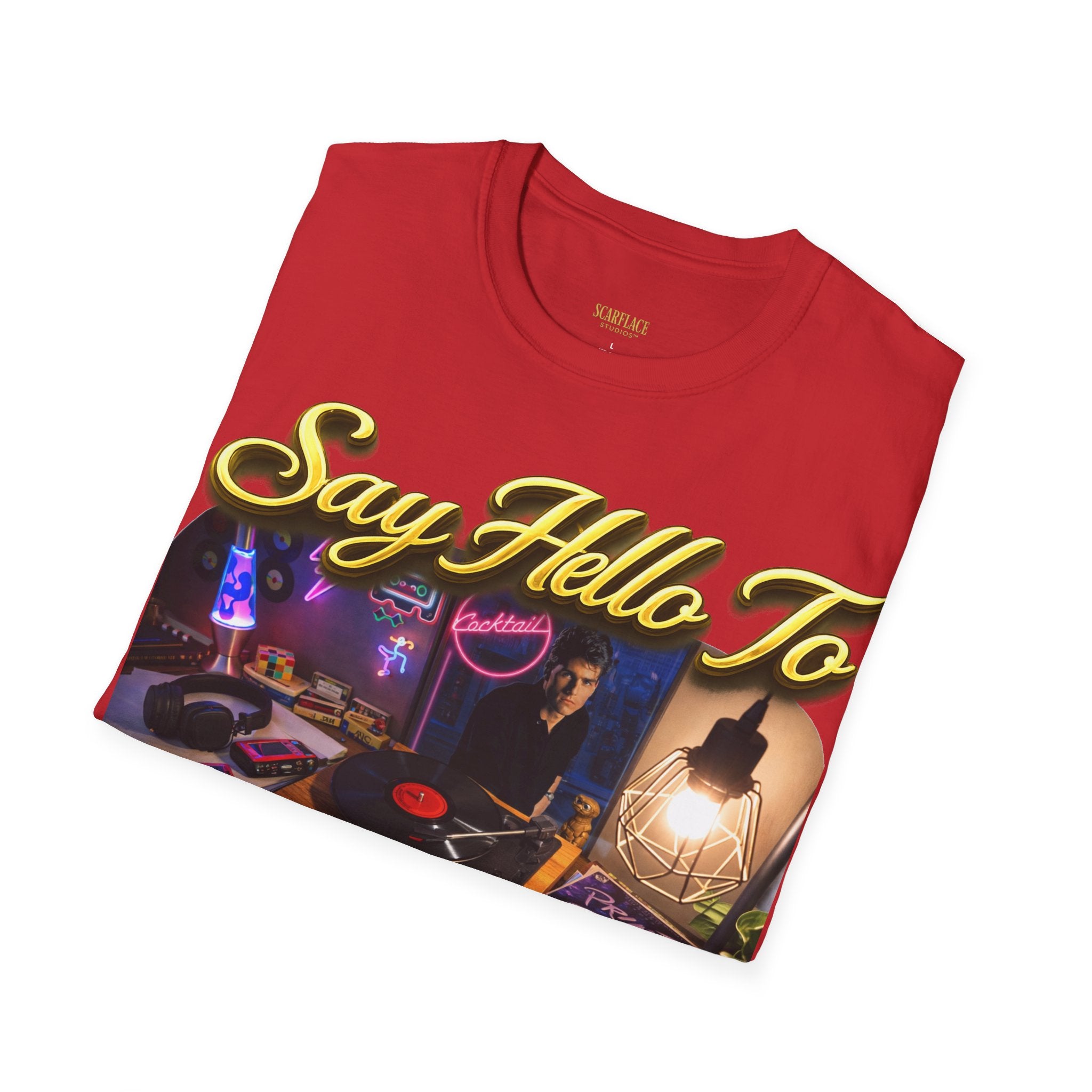 Say Hello To The Grateful 80s T-Shirt — Retro 80s Music Vintage Tee Printify