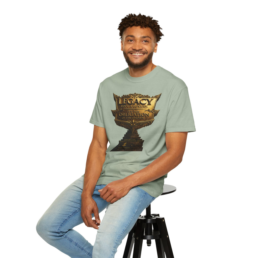 Legacy & Honor Trophy T-Shirt – "Legacy is an Obligation" Graphic Tee Printify