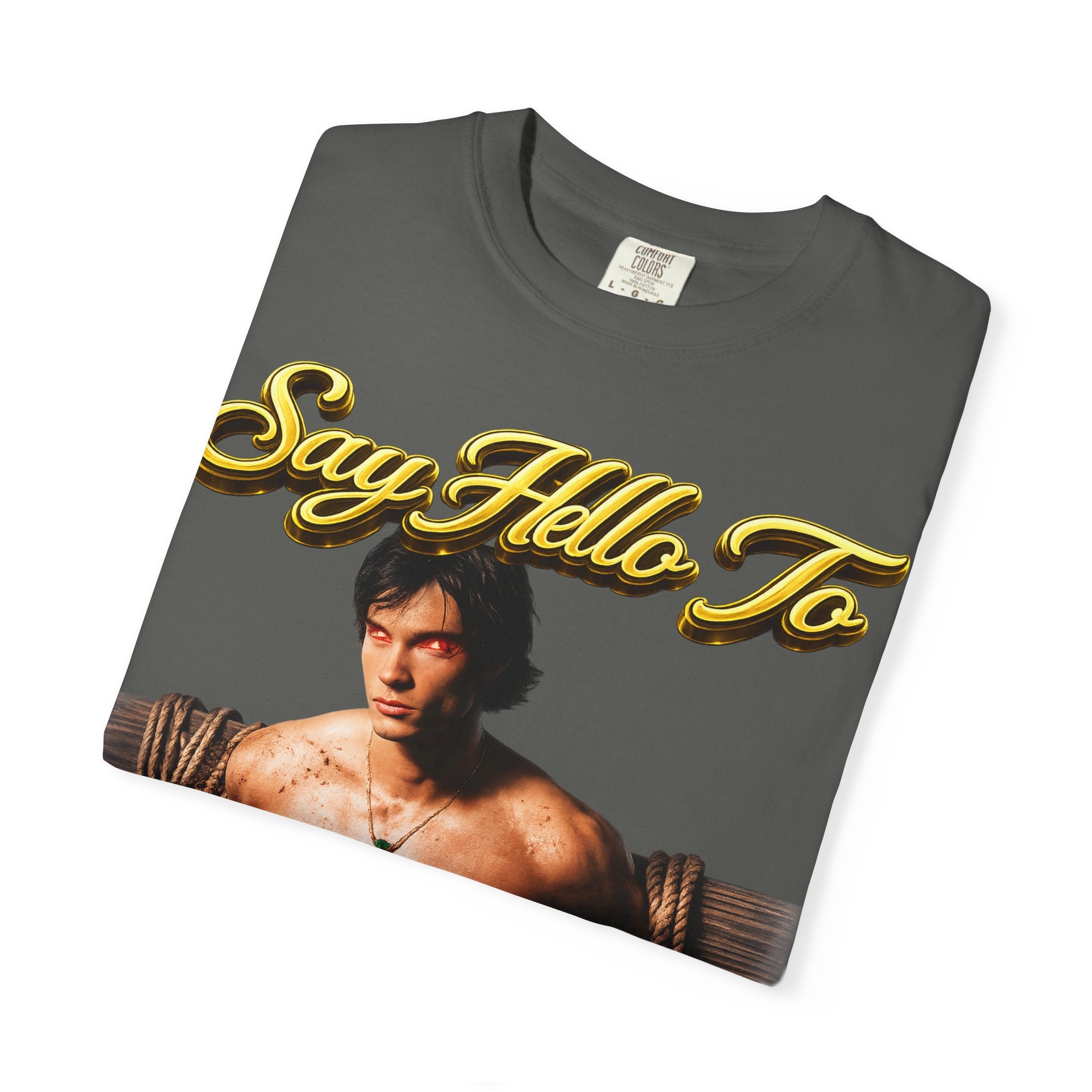 T-Shirt — Say Hello To The House of El Graphic Tee Printify