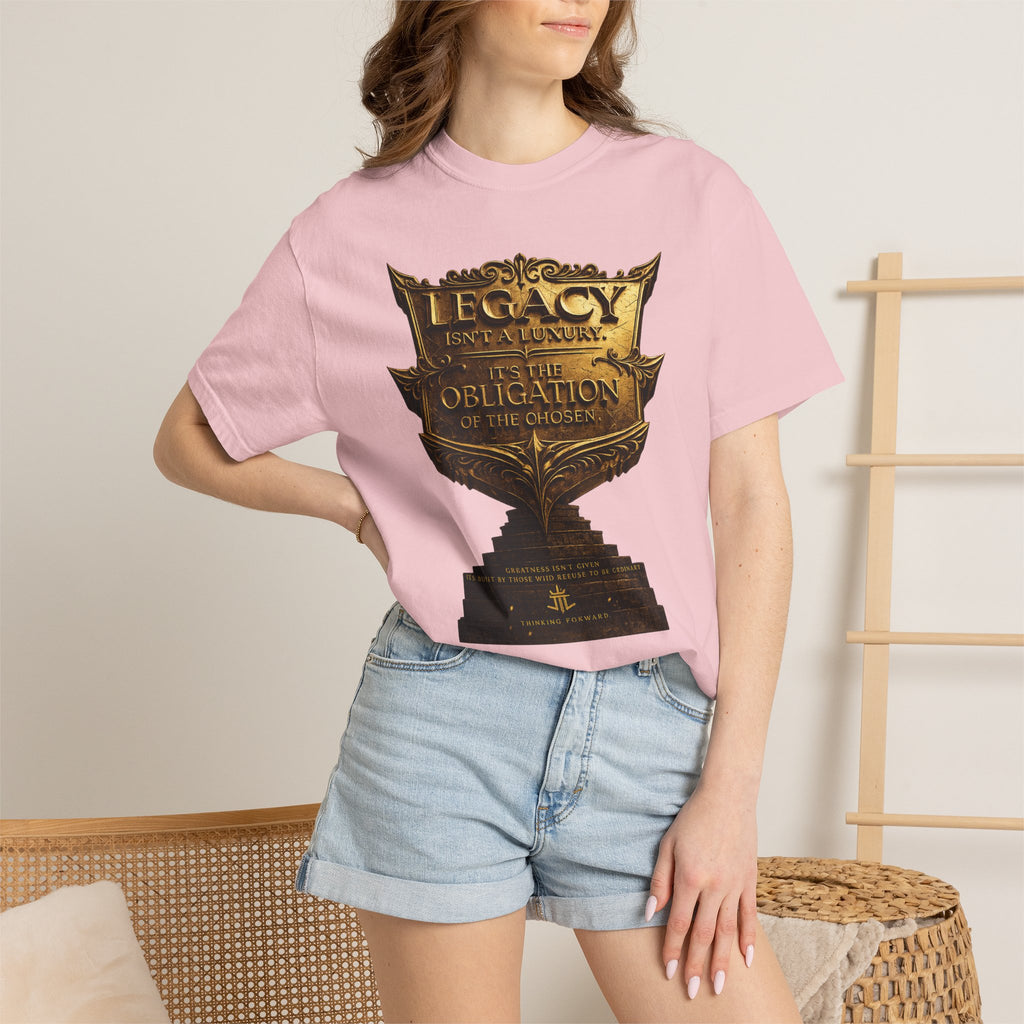 Legacy & Honor Trophy T-Shirt – "Legacy is an Obligation" Graphic Tee Printify
