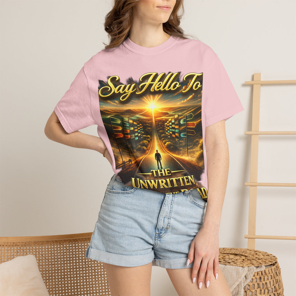 Say Hello To The Unwritten Book Of The Road T-Shirt Printify