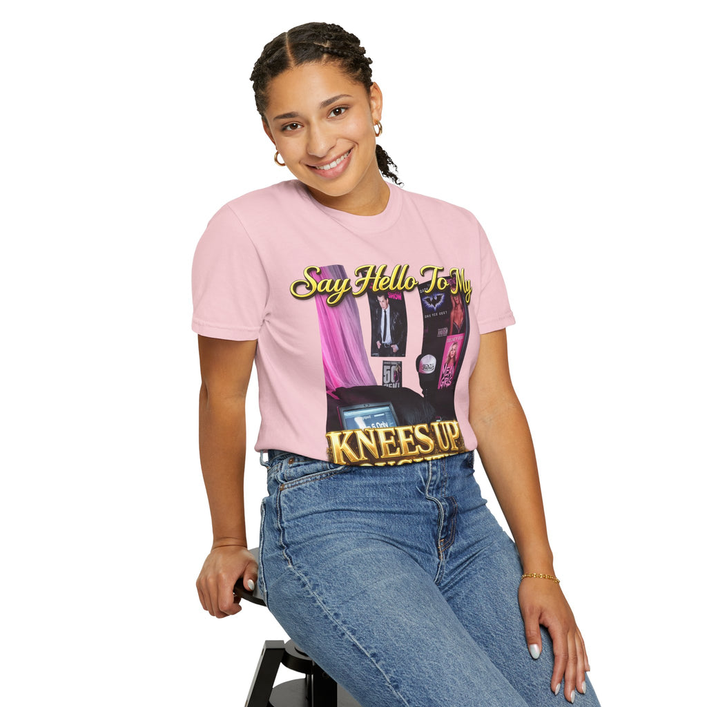 Knees Up Noughties Graphic T-Shirt — Retro MySpace Pop Culture Tee Printify