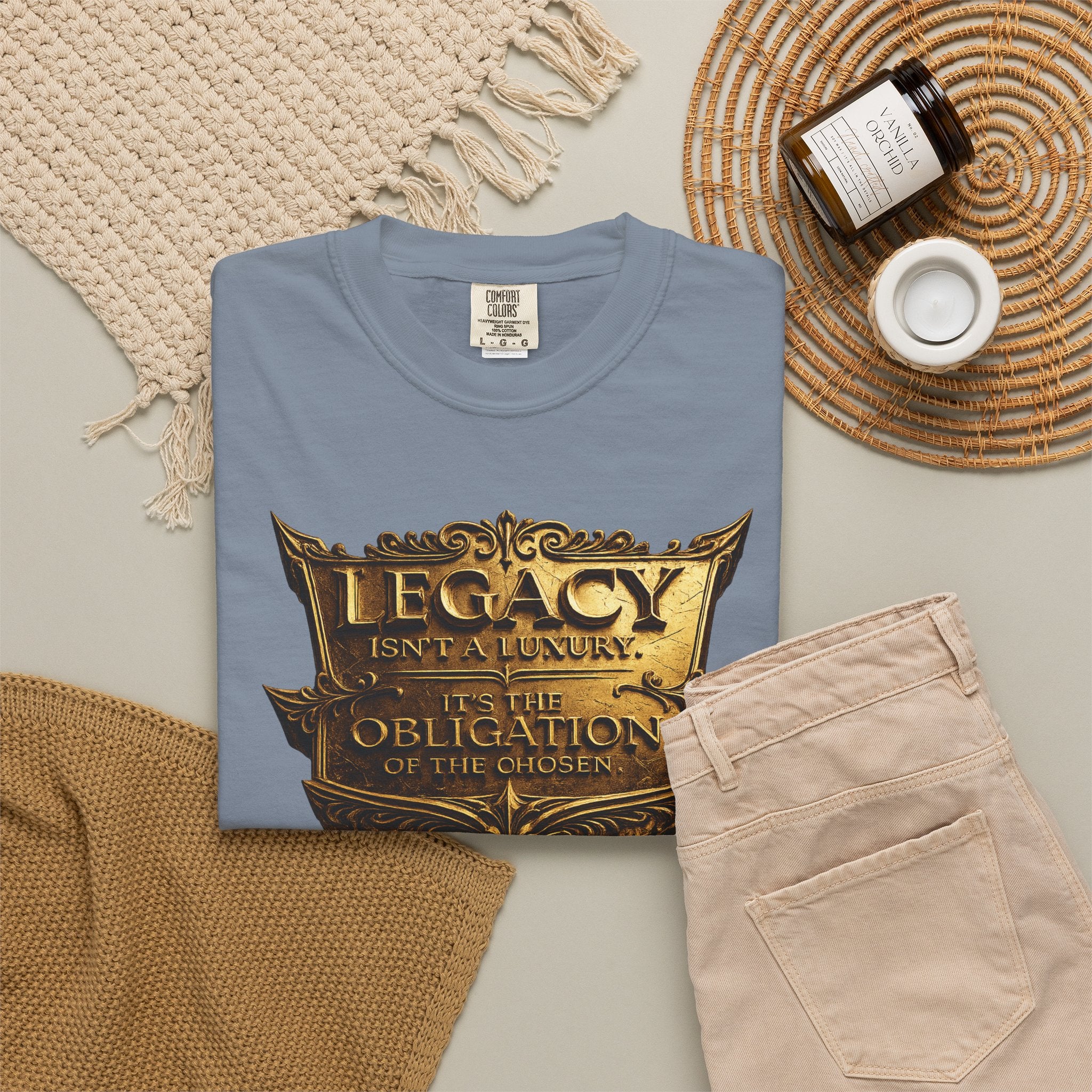 Legacy & Honor Trophy T-Shirt – "Legacy is an Obligation" Graphic Tee Printify