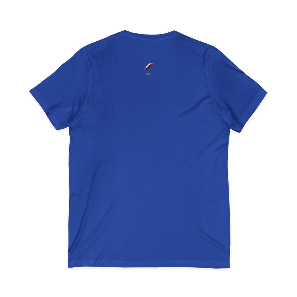 Inner Villain V‑Neck Tee – "Say Hello To Inner Villain" Graphic Shirt Printify