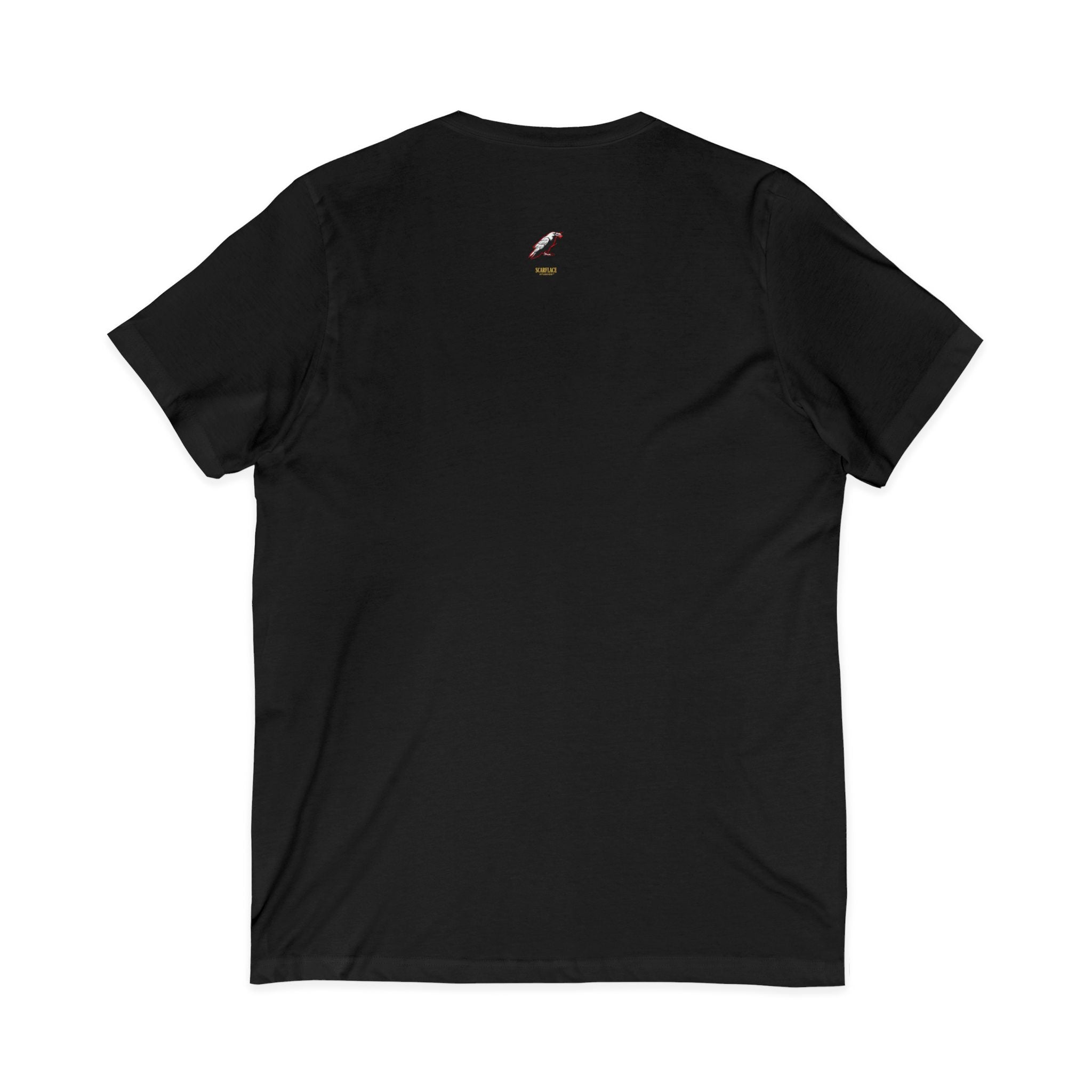 Inner Villain V‑Neck Tee – "Say Hello To Inner Villain" Graphic Shirt Printify