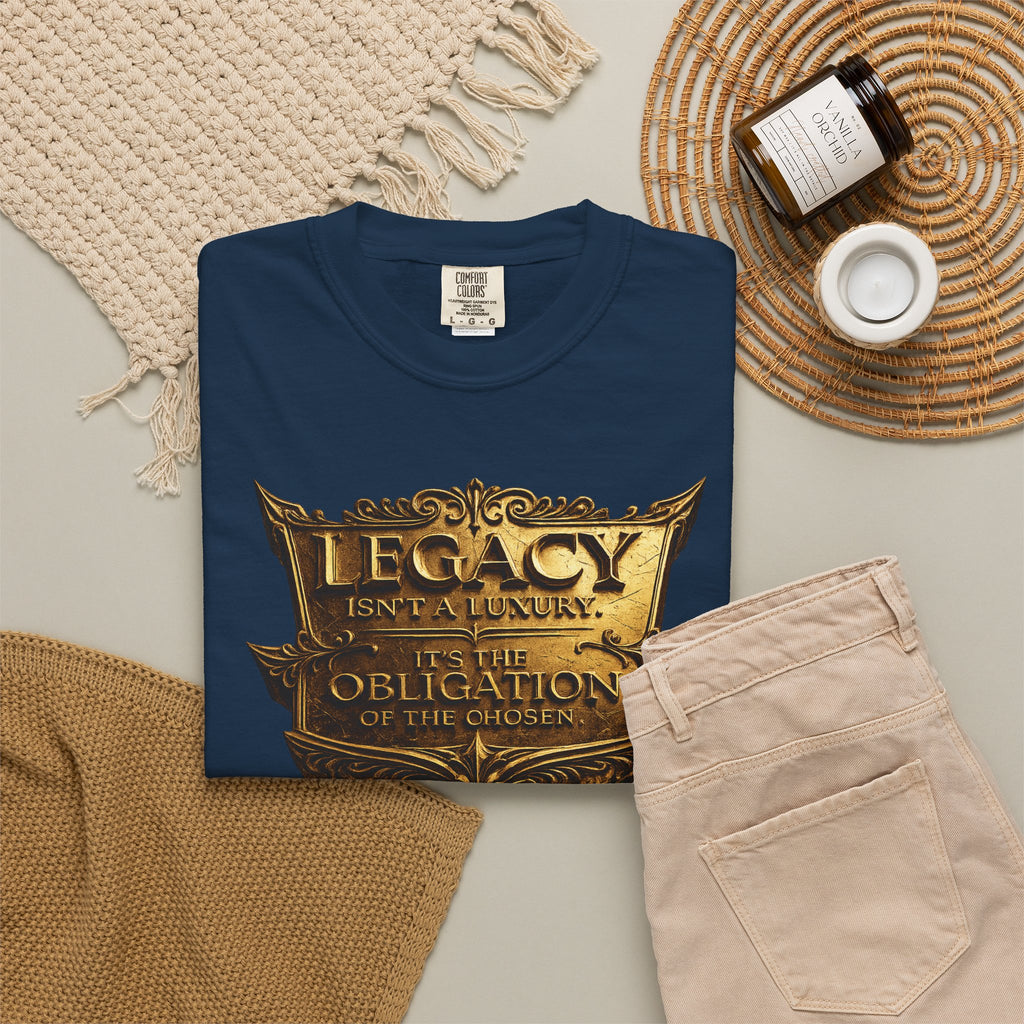 Legacy & Honor Trophy T-Shirt – "Legacy is an Obligation" Graphic Tee Printify