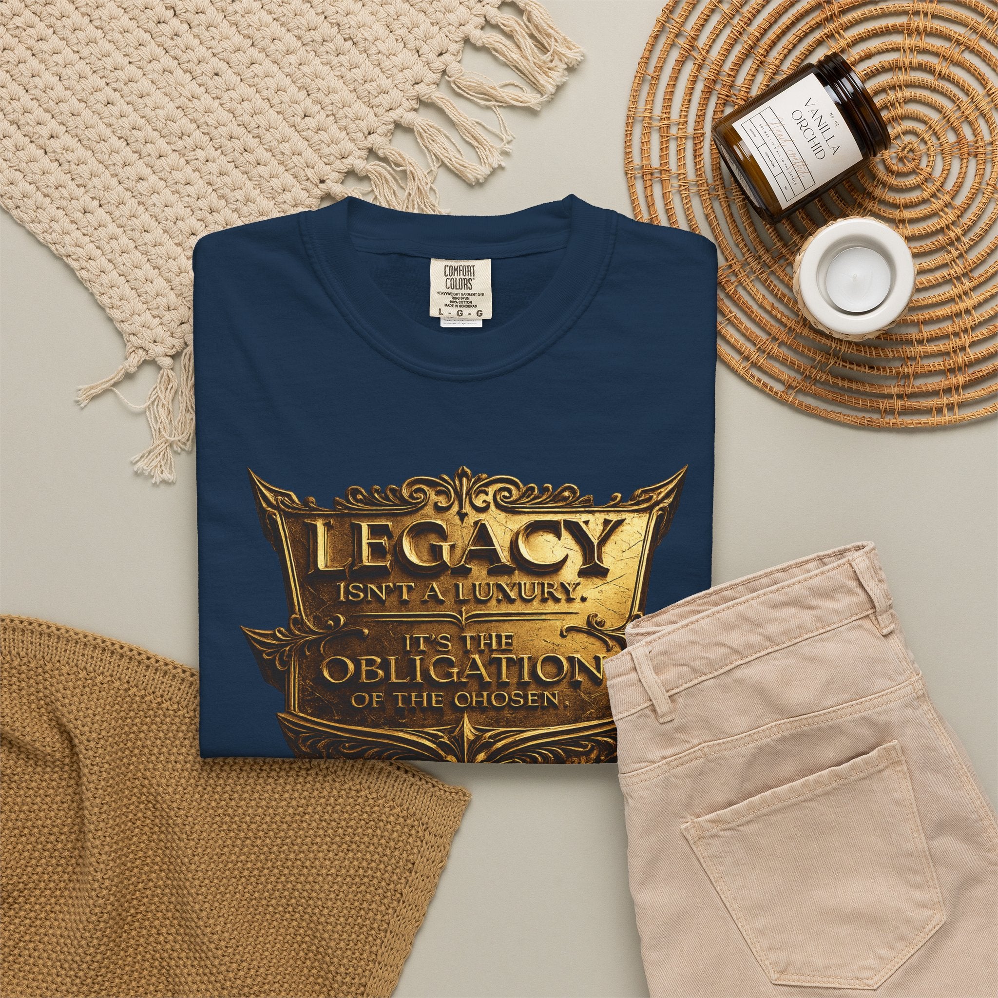 Legacy & Honor Trophy T-Shirt – "Legacy is an Obligation" Graphic Tee Printify
