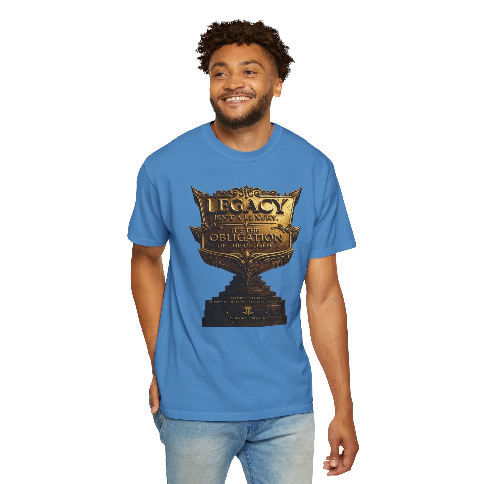 Legacy & Honor Trophy T-Shirt – "Legacy is an Obligation" Graphic Tee Printify