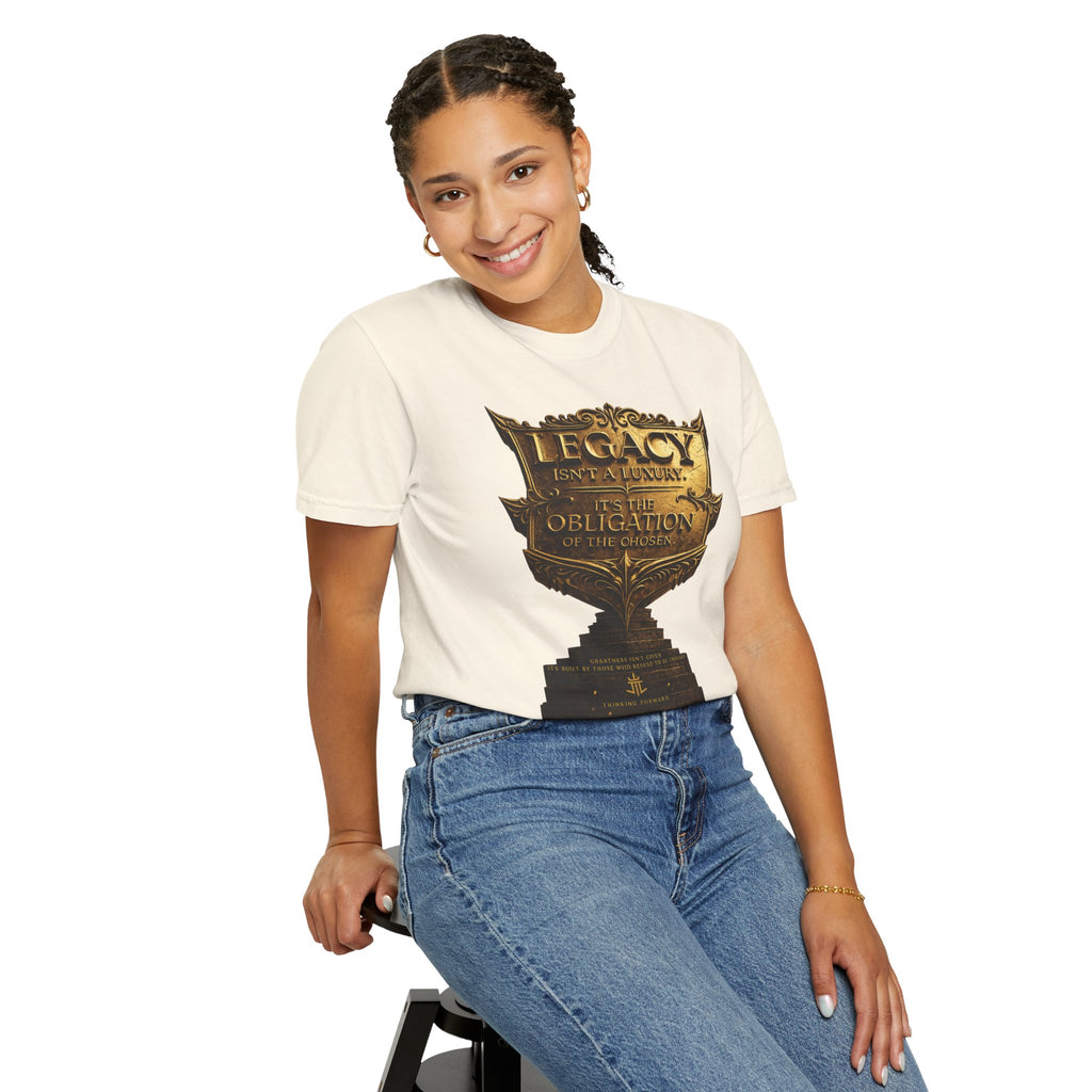Legacy & Honor Trophy T-Shirt – "Legacy is an Obligation" Graphic Tee Printify