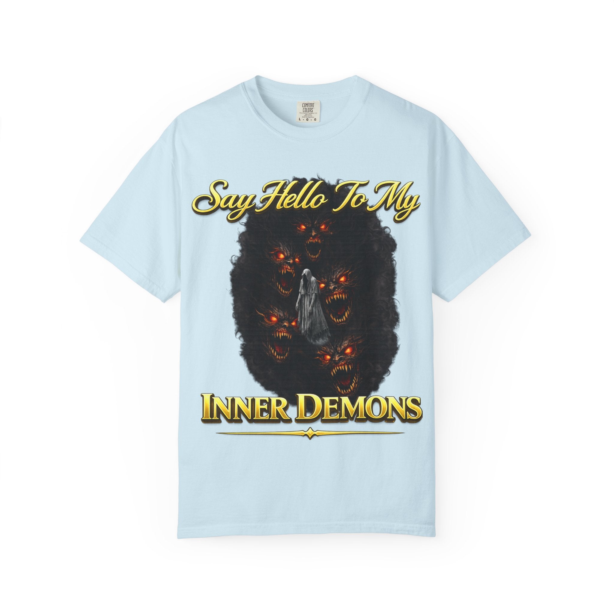 Inner Demons T-Shirt — "Say Hello To My Inner Demons" Graphic Tee Printify