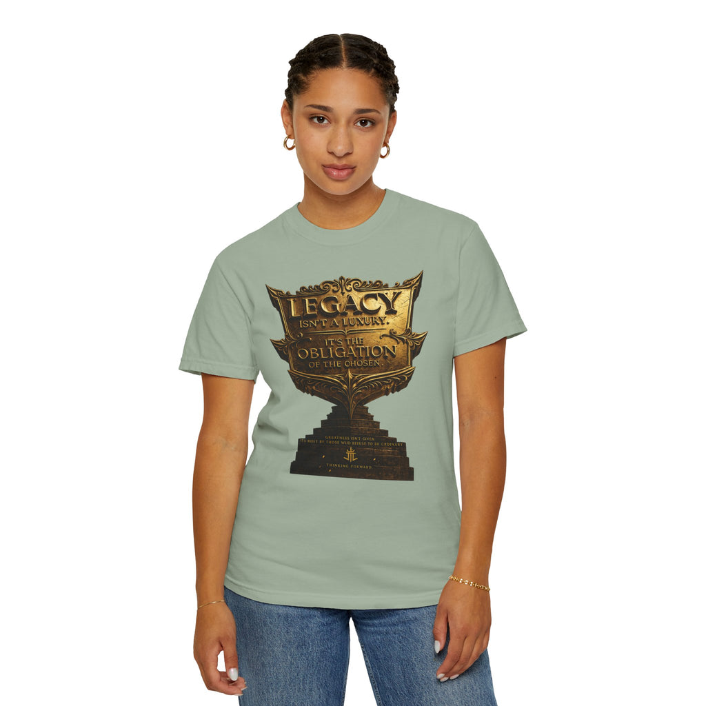 Legacy & Honor Trophy T-Shirt – "Legacy is an Obligation" Graphic Tee Printify