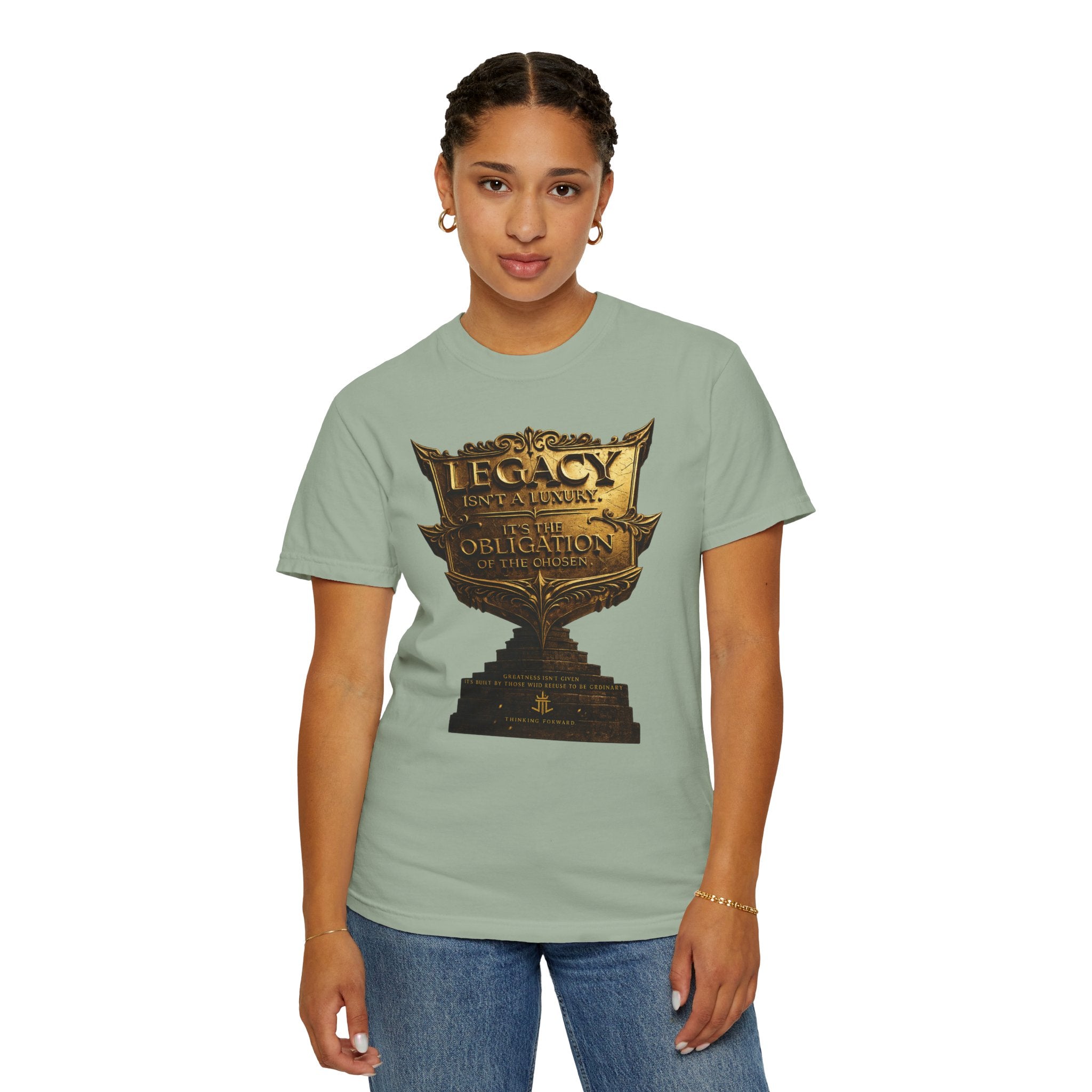 Legacy & Honor Trophy T-Shirt – "Legacy is an Obligation" Graphic Tee Printify
