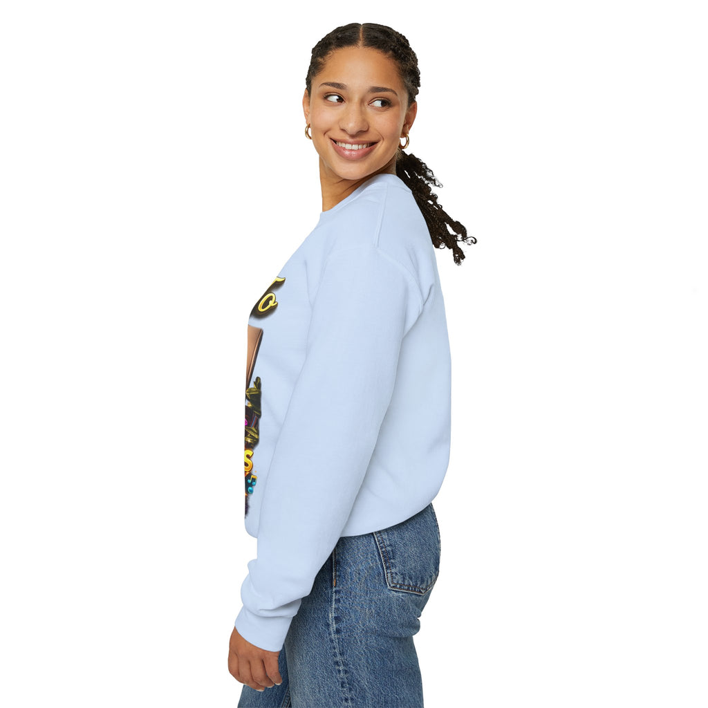 Grateful 80s Crewneck Sweatshirt — “say hello to the grateful 80's” Retro Vibe Printify