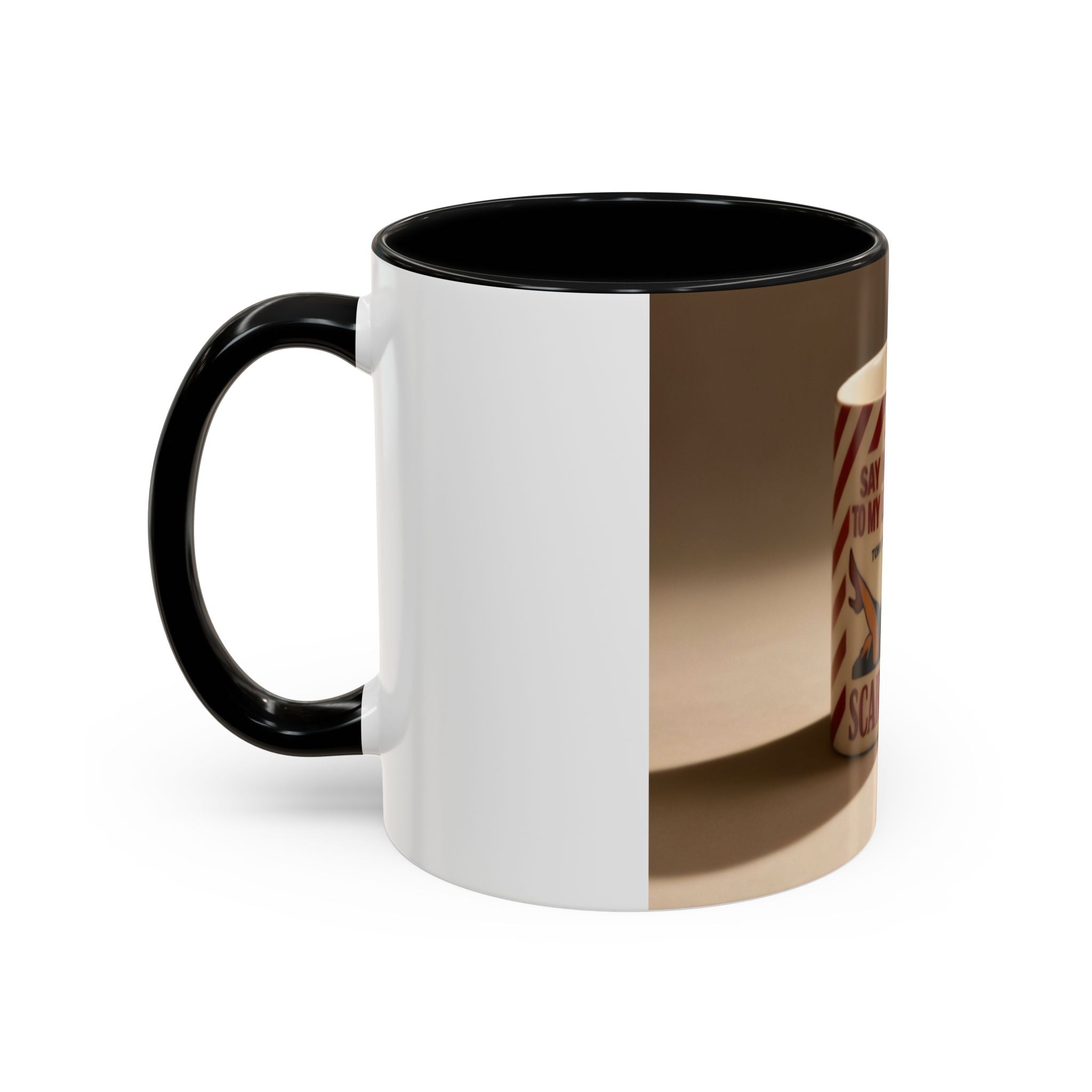 Scarface Coffee Mug – "Say Hello to My Little Leg" Accent Mug (11/15oz) Printify