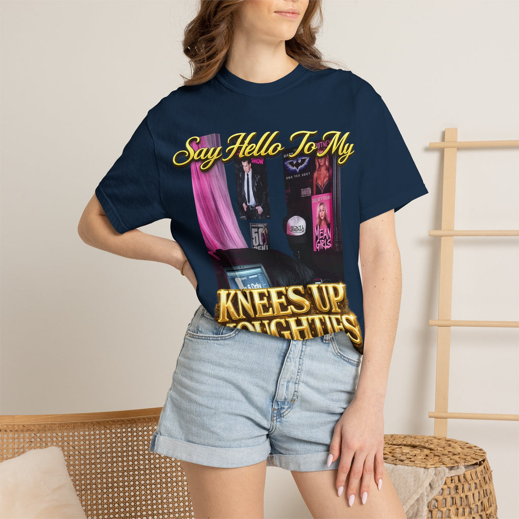 Knees Up Noughties Graphic T-Shirt — Retro MySpace Pop Culture Tee Printify